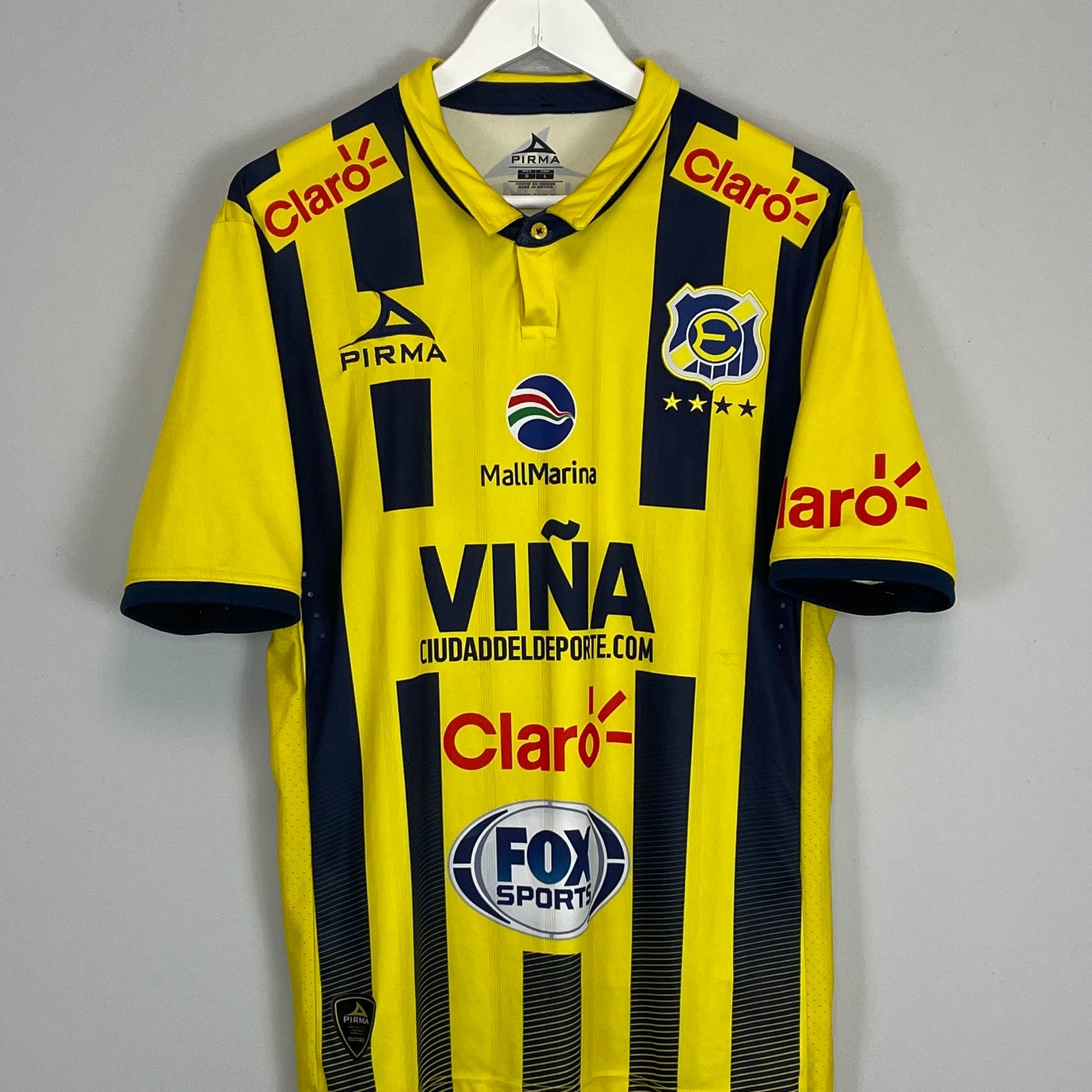 Shop 2016/17 EVERTON (CHILE) AWAY SHIRT (L) PIRMA, classic football shirts, vintage football shirts & retro soccer jerseys at Cult Kits