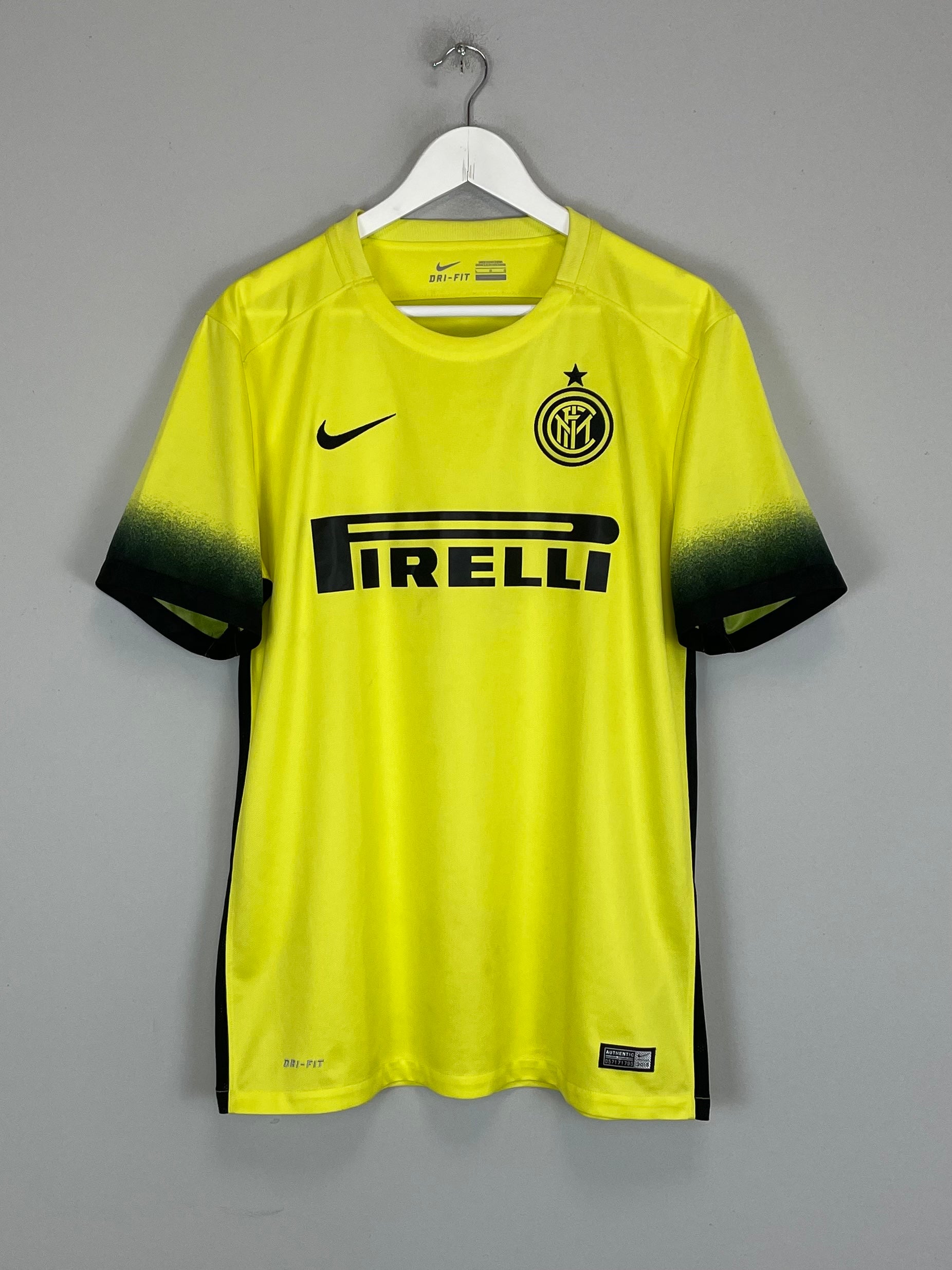 Shop 2015/16 INTER MILAN THIRD SHIRT (L) NIKE, classic football shirts, vintage football shirts & retro soccer jerseys at Cult Kits