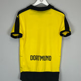 Shop 2015/16 DORTMUND HOME SHIRT (S) PUMA, classic football shirts, vintage football shirts & retro soccer jerseys at Cult Kits