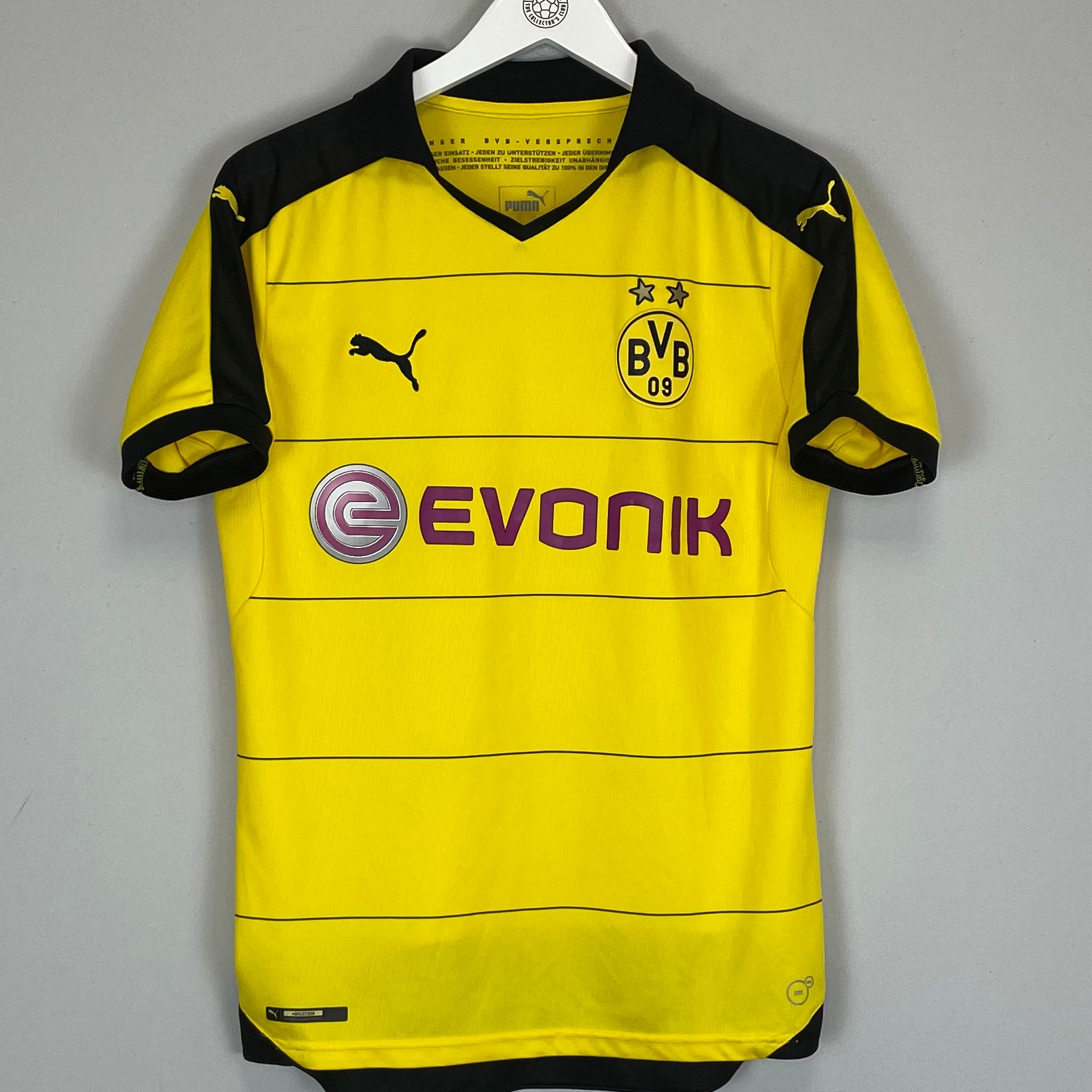Shop 2015/16 DORTMUND HOME SHIRT (S) PUMA, classic football shirts, vintage football shirts & retro soccer jerseys at Cult Kits