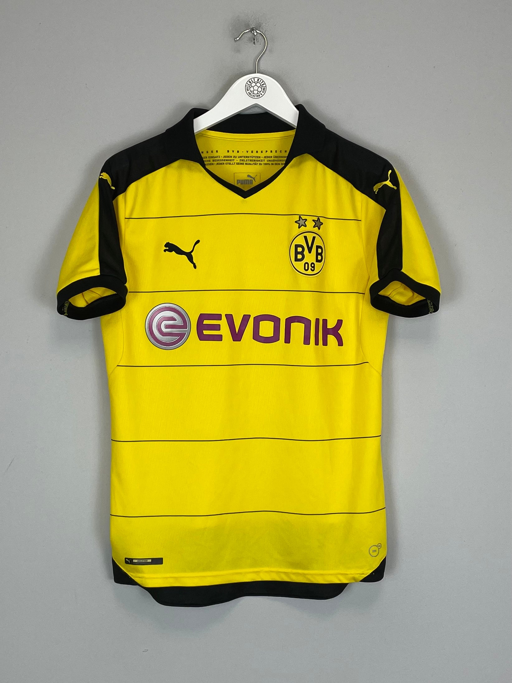 Shop 2015/16 DORTMUND HOME SHIRT (S) PUMA, classic football shirts, vintage football shirts & retro soccer jerseys at Cult Kits