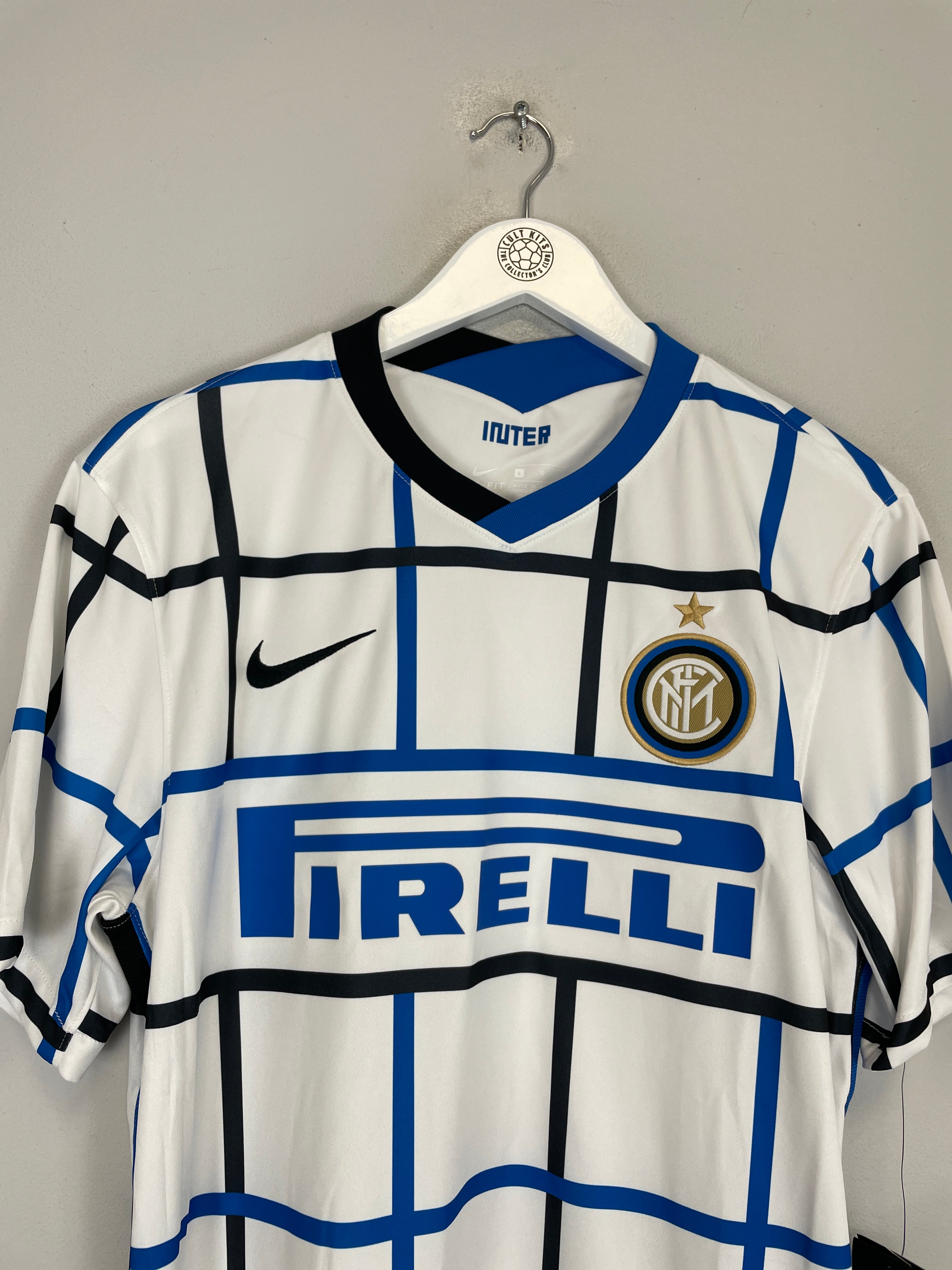 Shop 2020/21 INTER MILAN D'AMBROSIO #33 *BNWT* AWAY SHIRT (L) NIKE, classic football shirts, vintage football shirts & retro soccer jerseys at Cult Kits