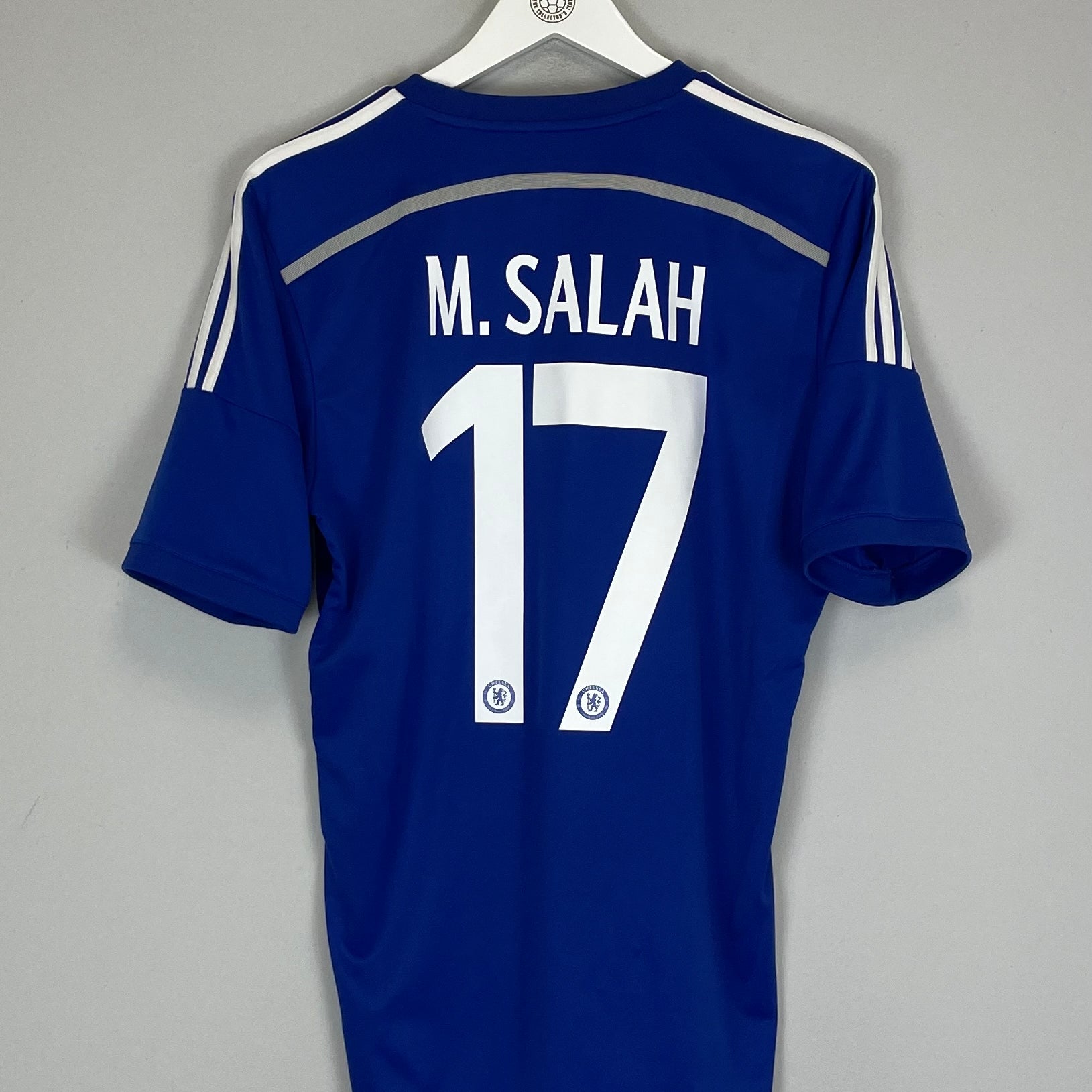 Shop 2014/15 CHELSEA M.SALAH #11 HOME SHIRT (M) ADIDAS, classic football shirts, vintage football shirts & retro soccer jerseys at Cult Kits