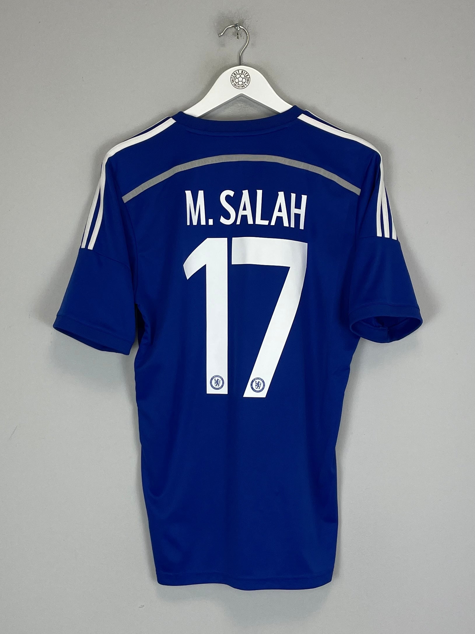 Shop 2014/15 CHELSEA M.SALAH #11 HOME SHIRT (M) ADIDAS, classic football shirts, vintage football shirts & retro soccer jerseys at Cult Kits