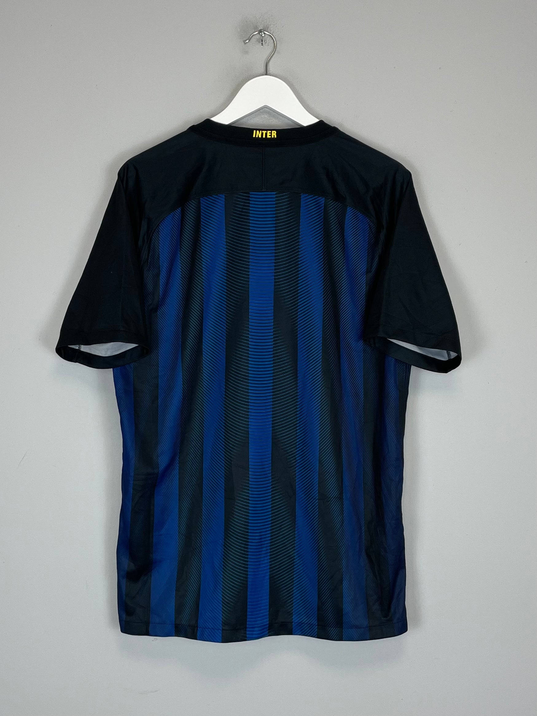 Shop 2016//17 INTER MILAN HOME SHIRT (L) NIKE, classic football shirts, vintage football shirts & retro soccer jerseys at Cult Kits