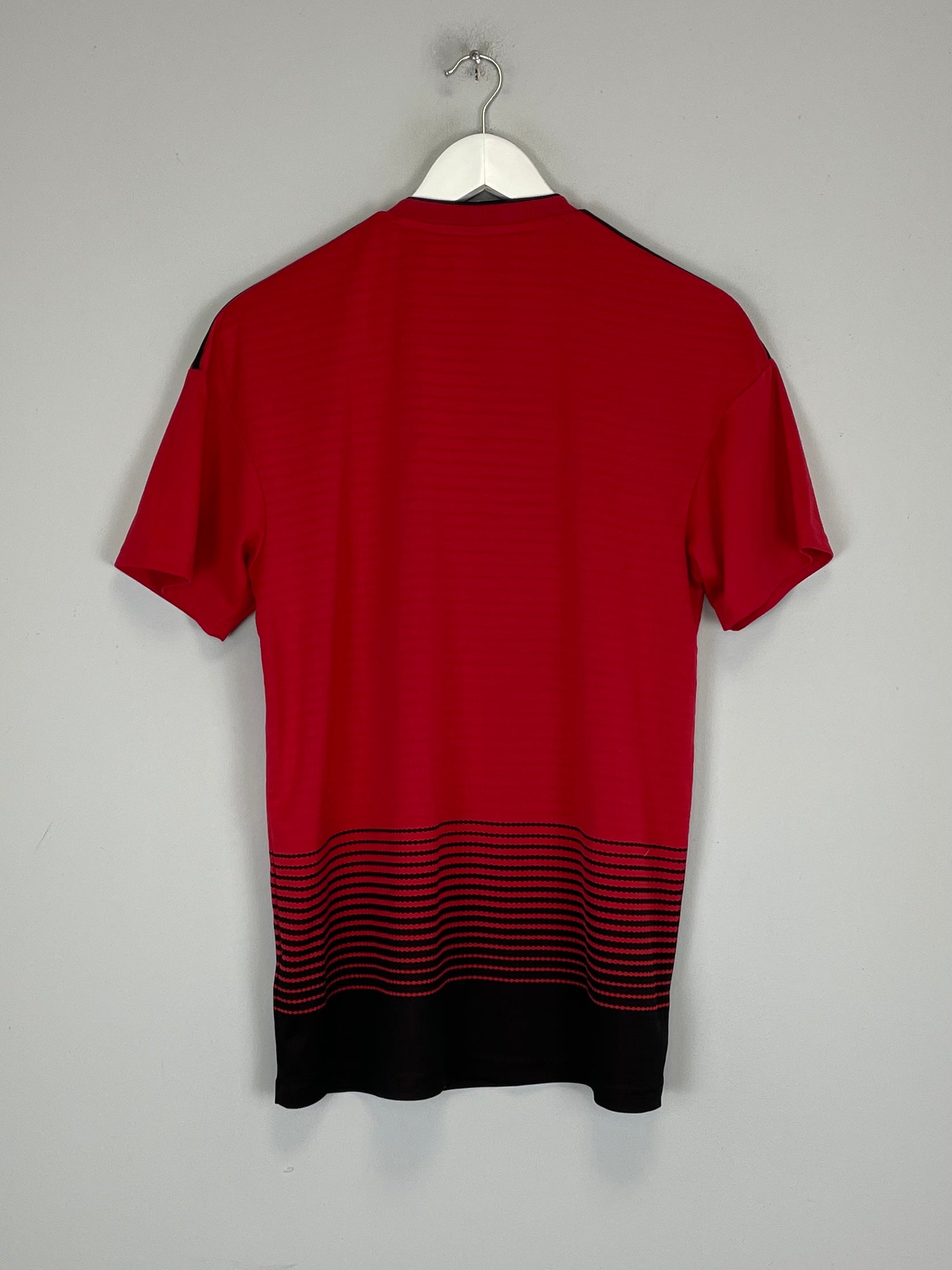 Shop 2018/19 MANCHESTER UNITED HOME SHIRT (M) ADIDAS, classic football shirts, vintage football shirts & retro soccer jerseys at Cult Kits