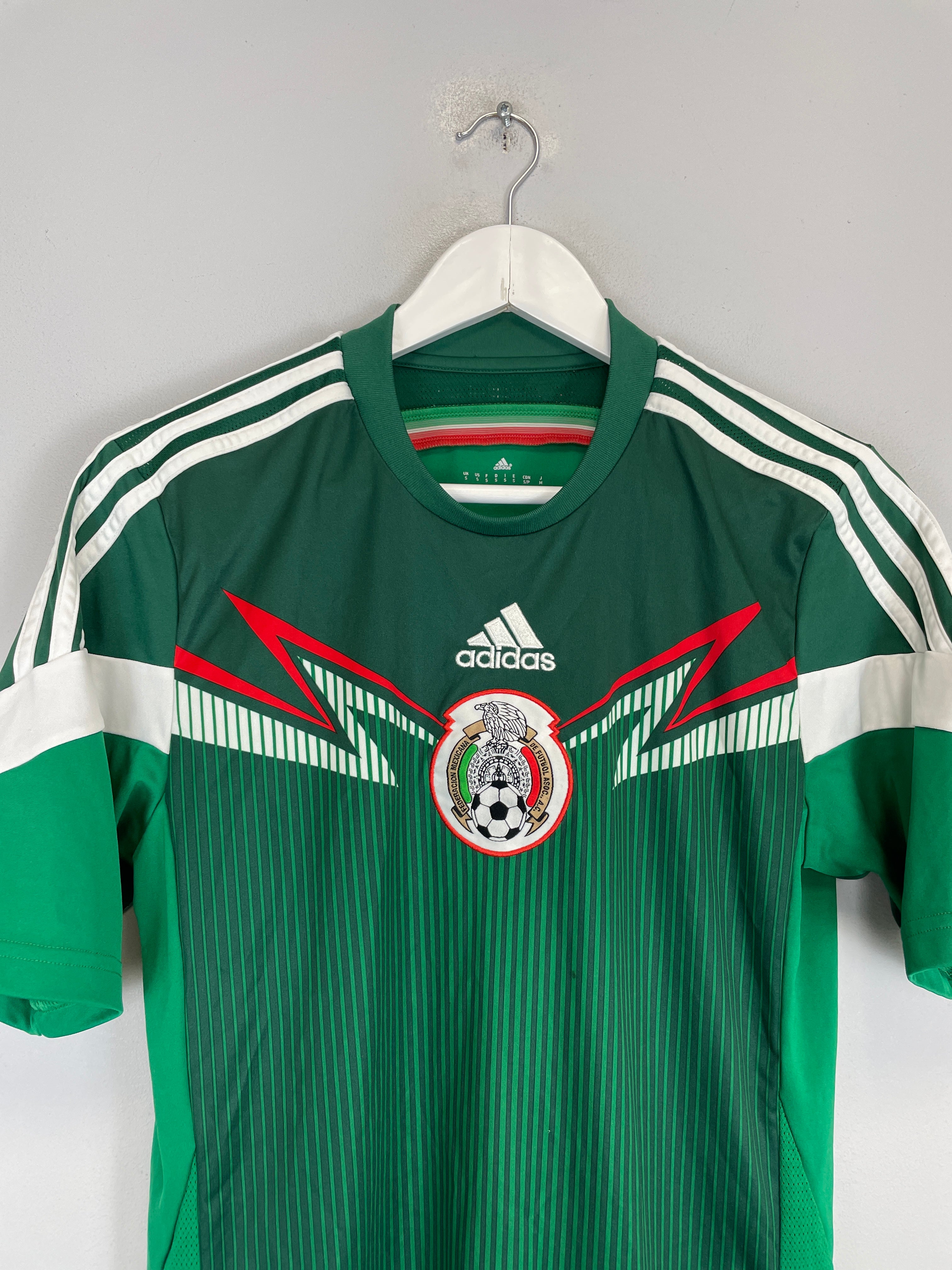 Shop 2014/15 MEXICO HOME SHIRT (S) ADIDAS, classic football shirts, vintage football shirts & retro soccer jerseys at Cult Kits