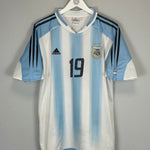 Shop 2004/05 ARGENTINA C.DELGADO #19 HOME SHIRT (M) ADIDAS, classic football shirts, vintage football shirts & retro soccer jerseys at Cult Kits