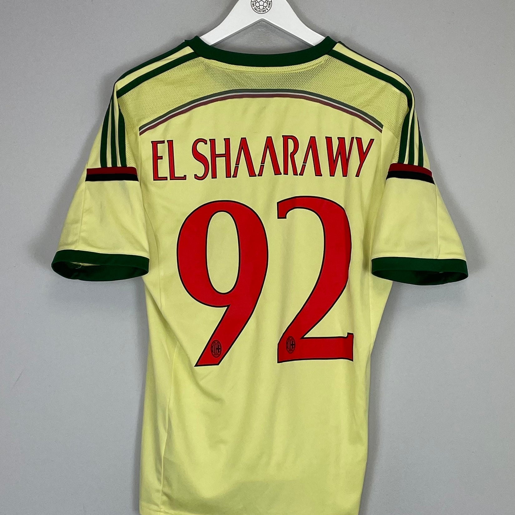 Shop 2014/15 AC MILAN EL SHAARAWY #92 THIRD SHIRT (M) ADIDAS, classic football shirts, vintage football shirts & retro soccer jerseys at Cult Kits