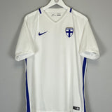 Shop 2016 FINLAND HOME SHIRT (L) NIKE, classic football shirts, vintage football shirts & retro soccer jerseys at Cult Kits