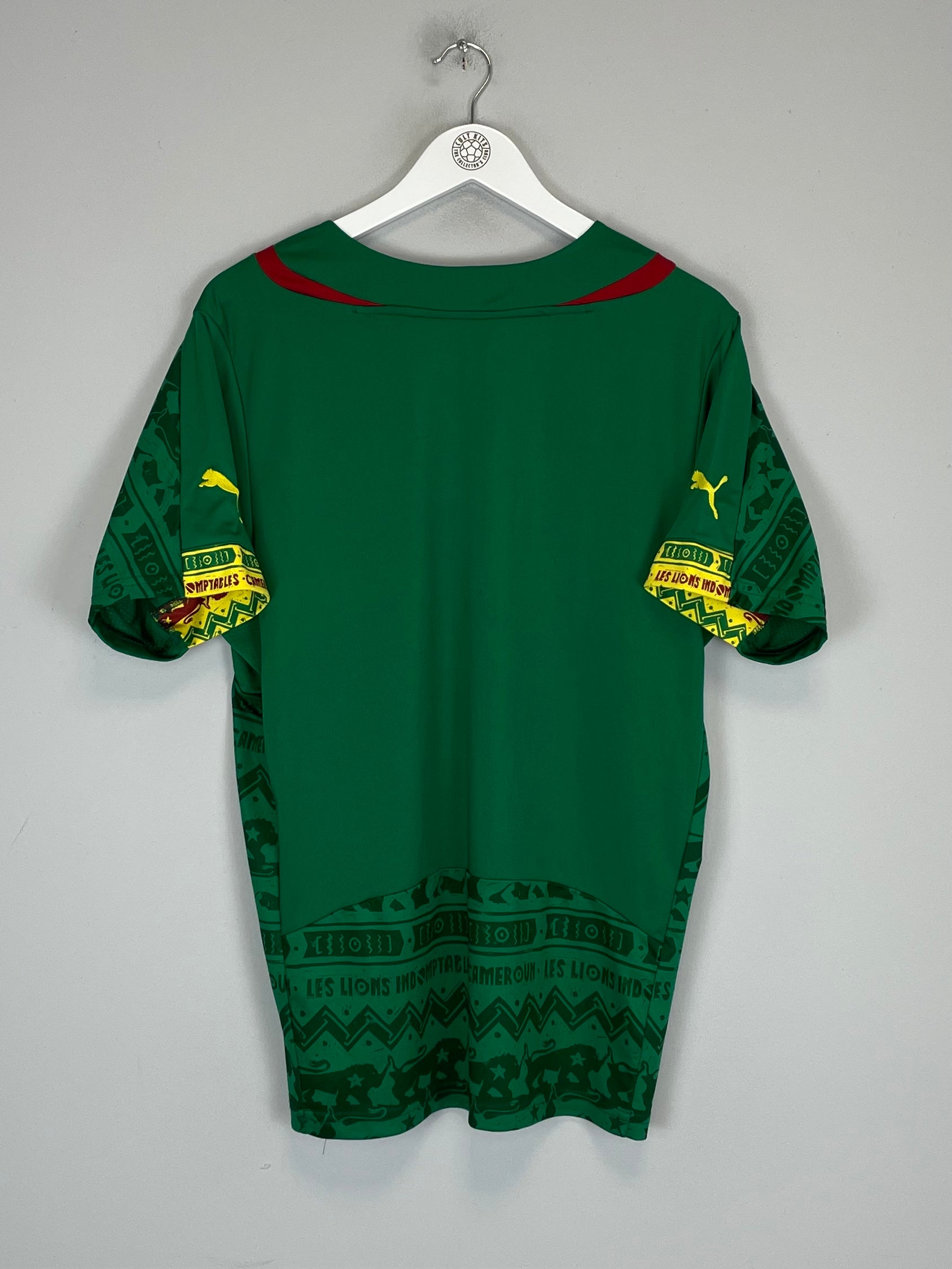 Shop 2014/15 CAMEROON HOME SHIRT (L) PUMA, classic football shirts, vintage football shirts & retro soccer jerseys at Cult Kits