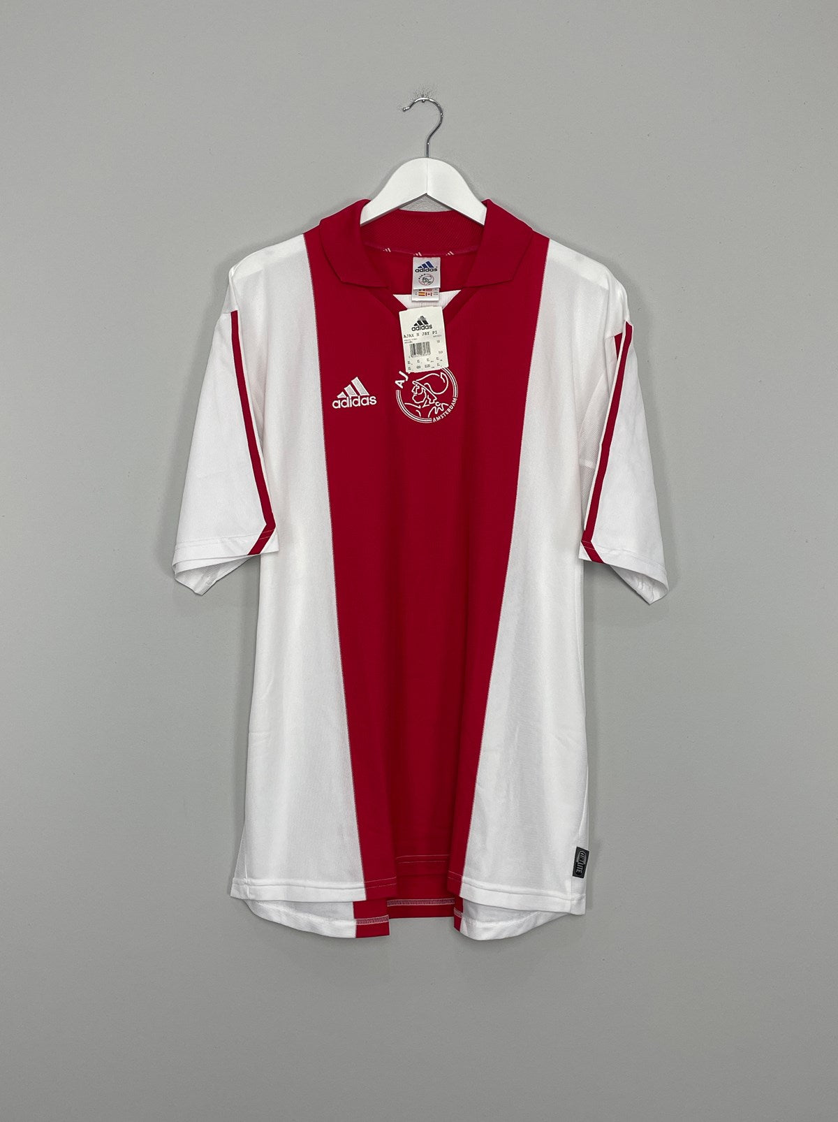 Shop 2001/2002 AJAX *BNWT* HOME SHIRT (XL) ADIDAS, classic football shirts, vintage football shirts & retro soccer jerseys at Cult Kits
