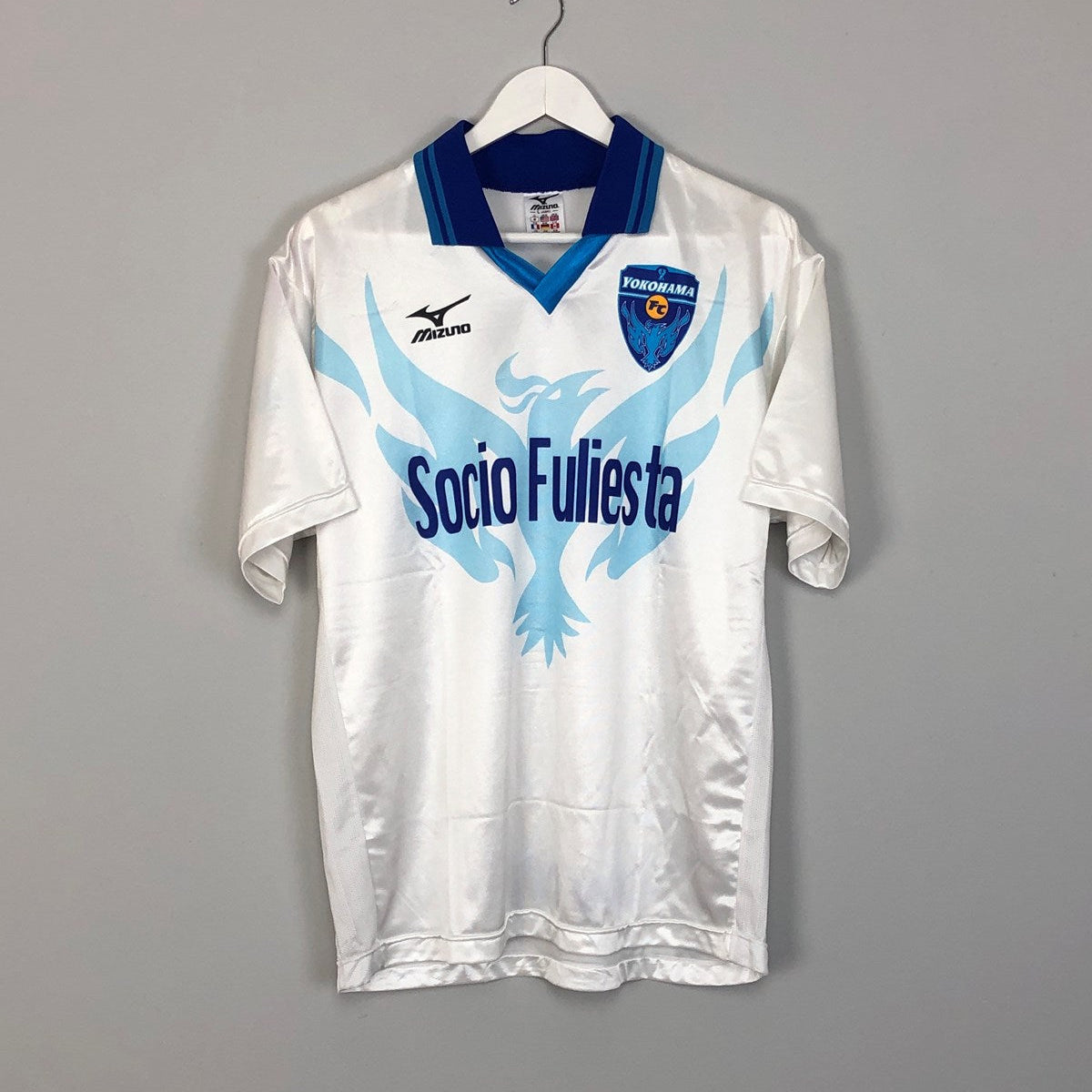 Shop 1999 YOKOHAMA FC HOME SHIRT (M) MIZUNO, classic football shirts, vintage football shirts & retro soccer jerseys at Cult Kits