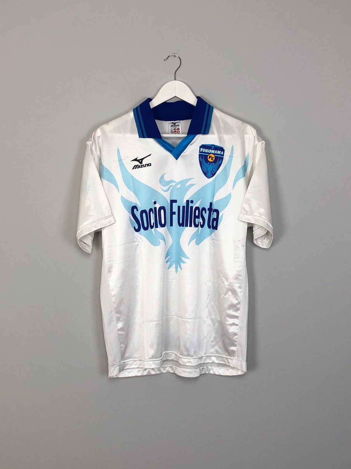 Shop 1999 YOKOHAMA FC HOME SHIRT (M) MIZUNO, classic football shirts, vintage football shirts & retro soccer jerseys at Cult Kits