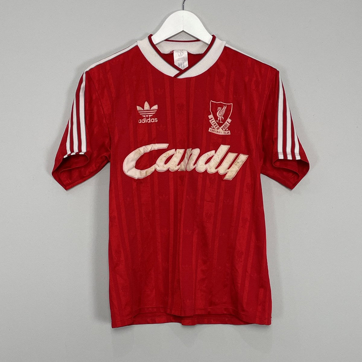 Shop 1988/89 LIVERPOOL HOME SHIRT (M) ADIDAS, classic football shirts, vintage football shirts & retro soccer jerseys at Cult Kits