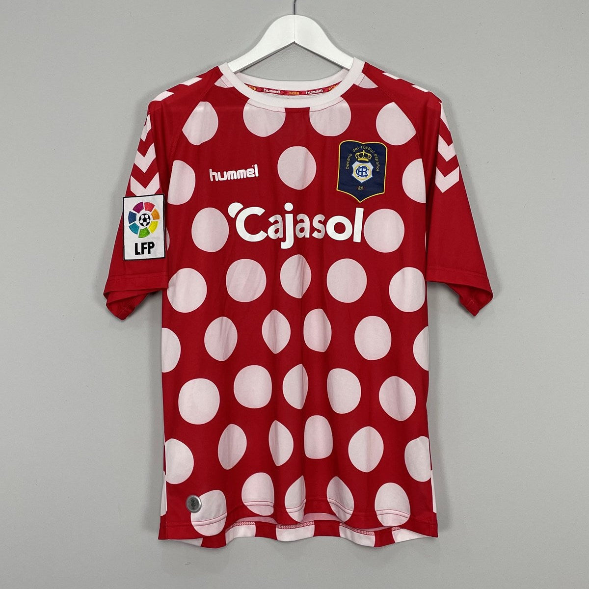 Shop 2012/13 RECREATIVO HUELVA AWAY SHIRT (XL) HUMMEL, classic football shirts, vintage football shirts & retro soccer jerseys at Cult Kits