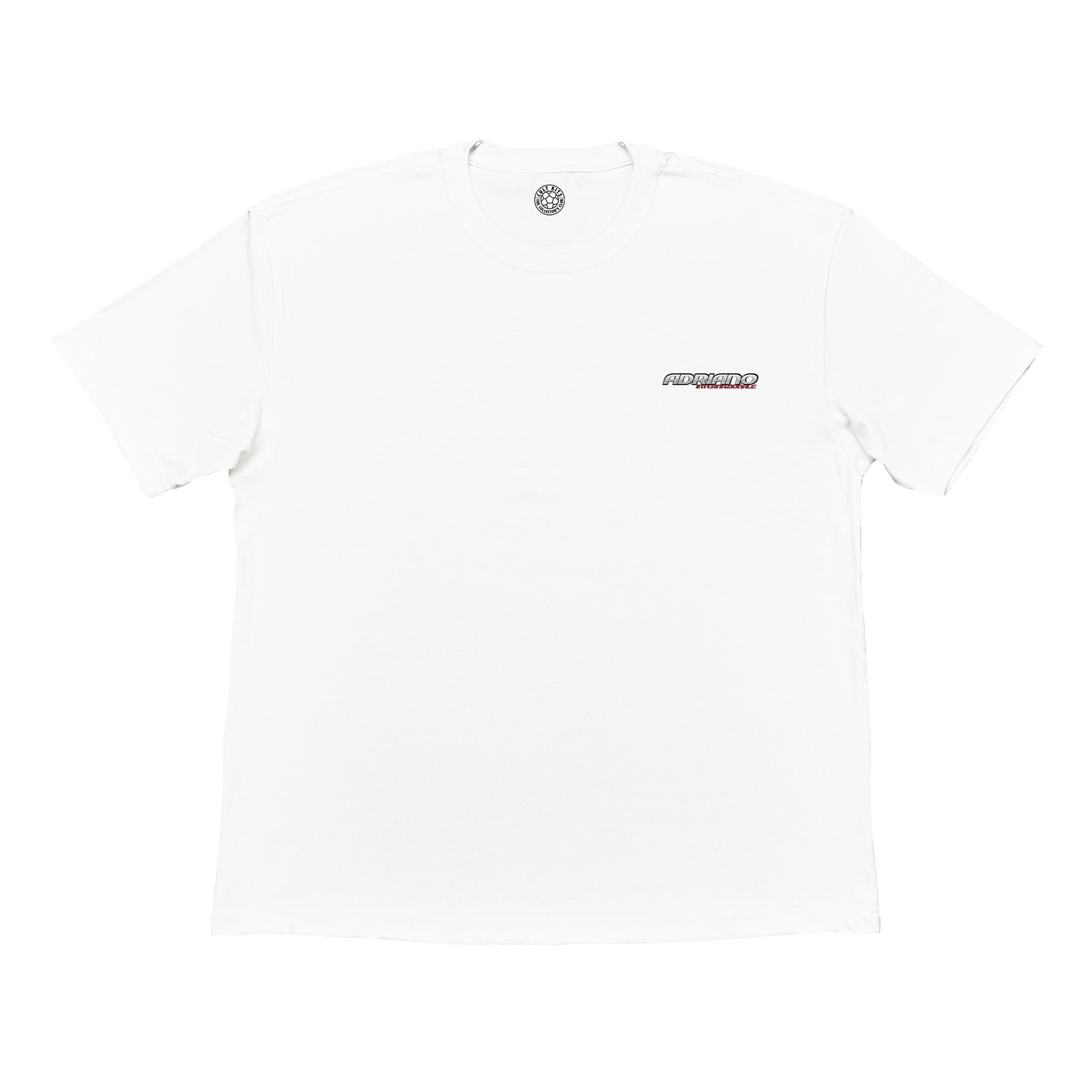 White Inter Milan Adriano PES inspired bootleg t-shirt Front