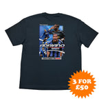 Black Inter Milan Adriano PES inspired bootleg t-shirt at cult kits
