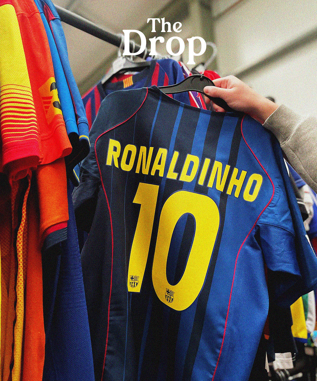cult kits | new in collection , the drop , Barcelona , Ronaldinho , new shirts every day , classic ,  retro , vintage , football shirts , soccer jersey , authentic football shirts , authentic classic football shirts , authentic soccer jersey