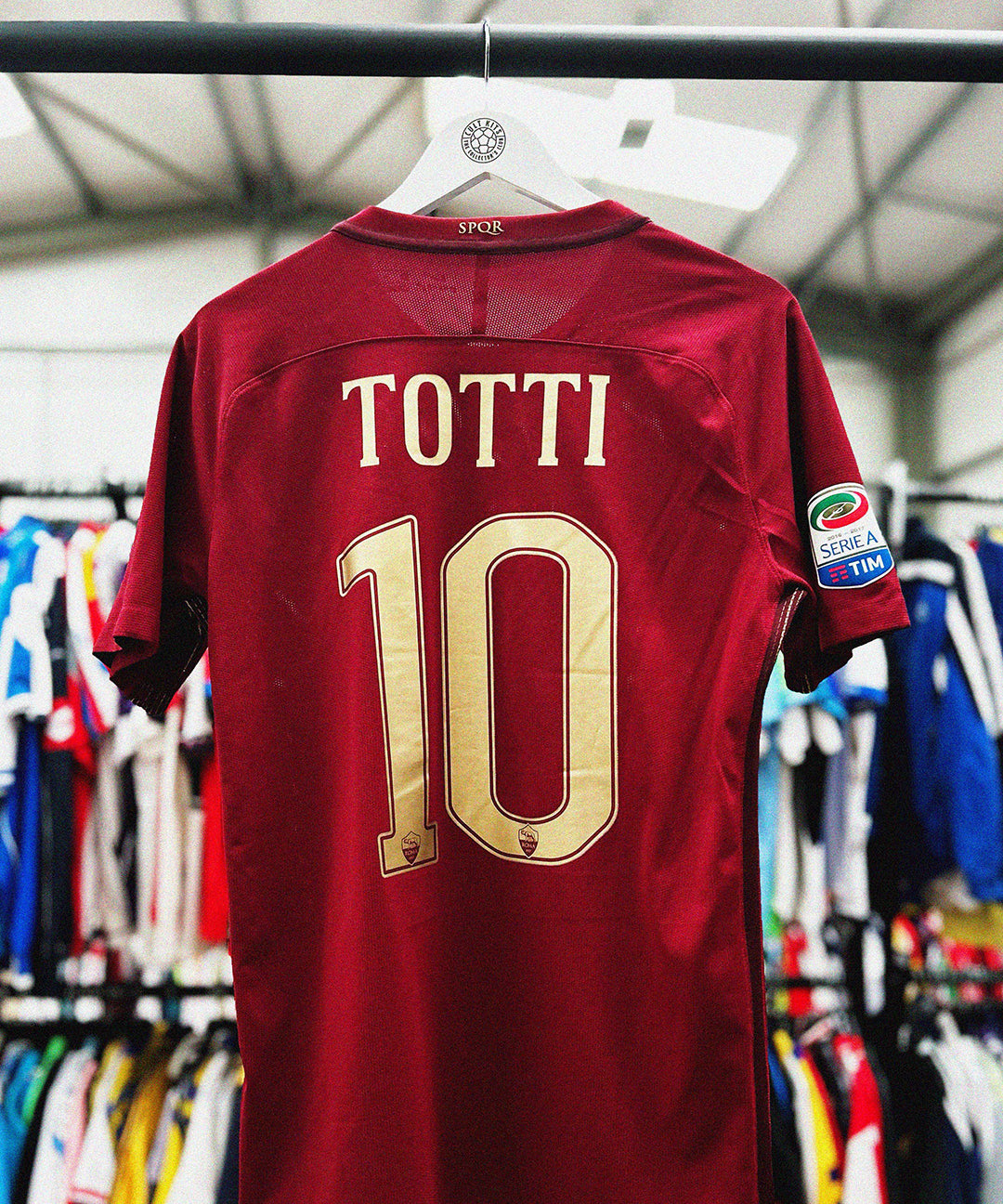 Cult Kits | Roma , Nike , Home shirt , Totti 10 ,Short Sleeve , Football shirts , Retro , Soccer Jersey, Classic football shirts , Classic soccer jersey , Vintage football shirt , cult kits , festival fits , unique football shirt