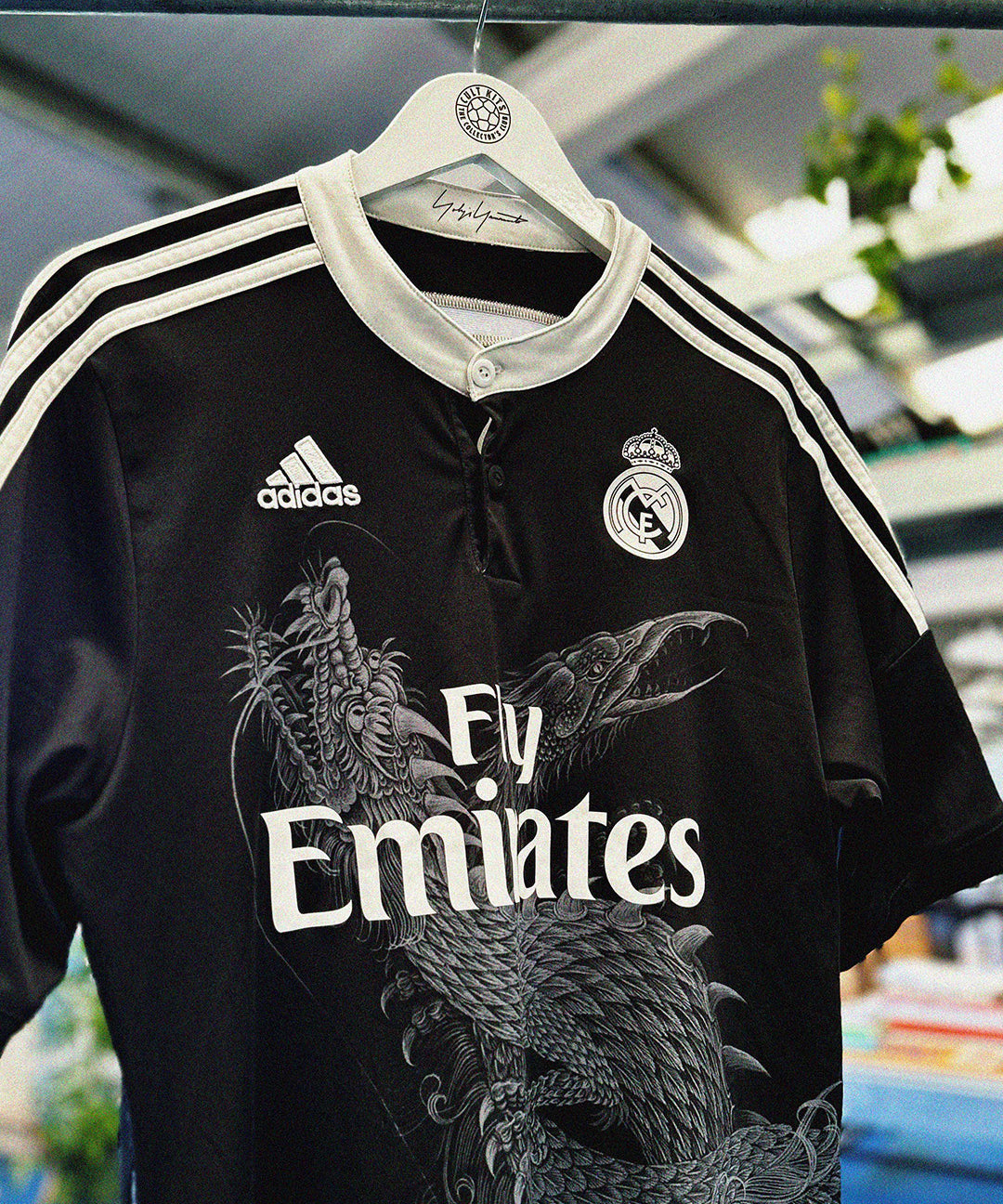 Cult Kits | Real Madrid , adidas , away shirt , Yohji Yamamoto , short sleeved , Football shirts , Retro , Soccer Jersey, Classic football shirts , Classic soccer jersey , Vintage football shirt , cult kits