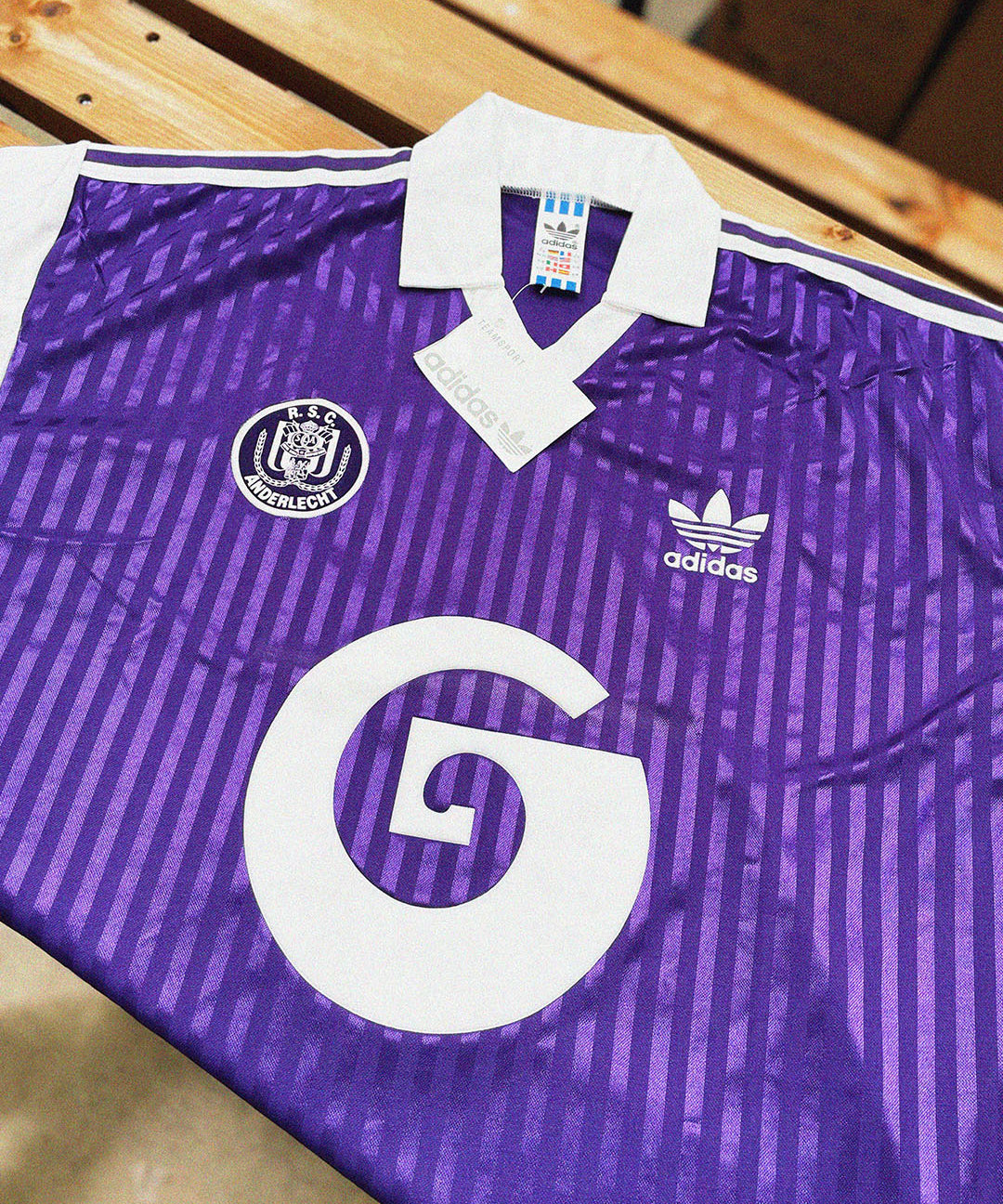 Cult Kits |  Anderlecht , adidas , home shirt  , brand new with tags , Football shirts , Retro , Soccer Jersey, Classic football shirts , Classic soccer jersey , Vintage football shirt , cult kits , festival fits , unique football shirts