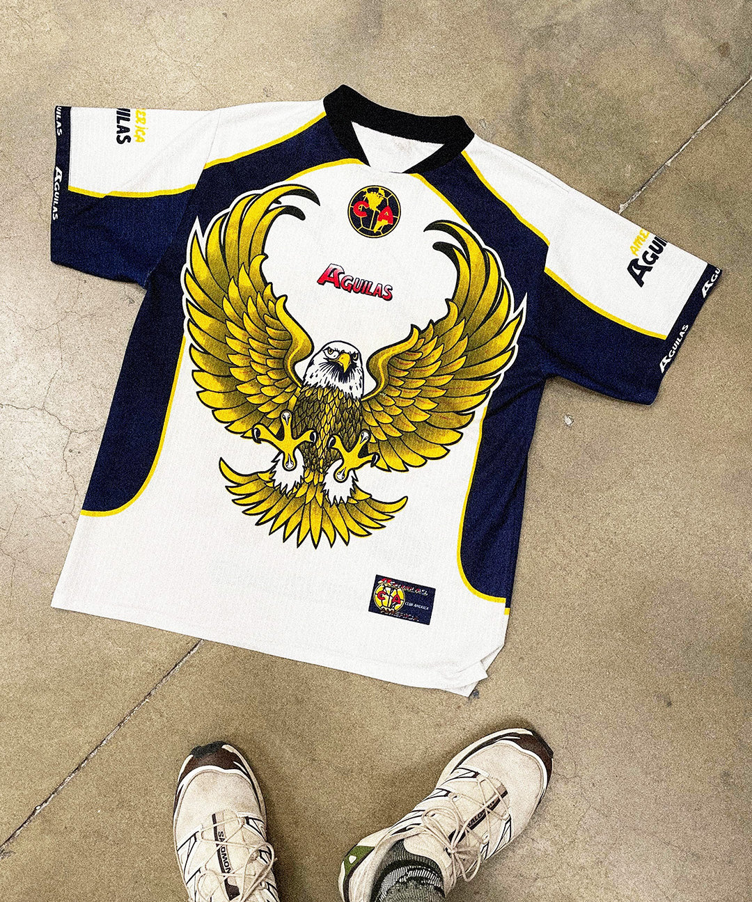 Cult Kits |  Club America , Eagle graphic , shirt  , 90's , short sleeve , Football shirts , Retro , Soccer Jersey, Classic football shirts , Classic soccer jersey , Vintage football shirt , cult kits , festival fits , unique football shirts