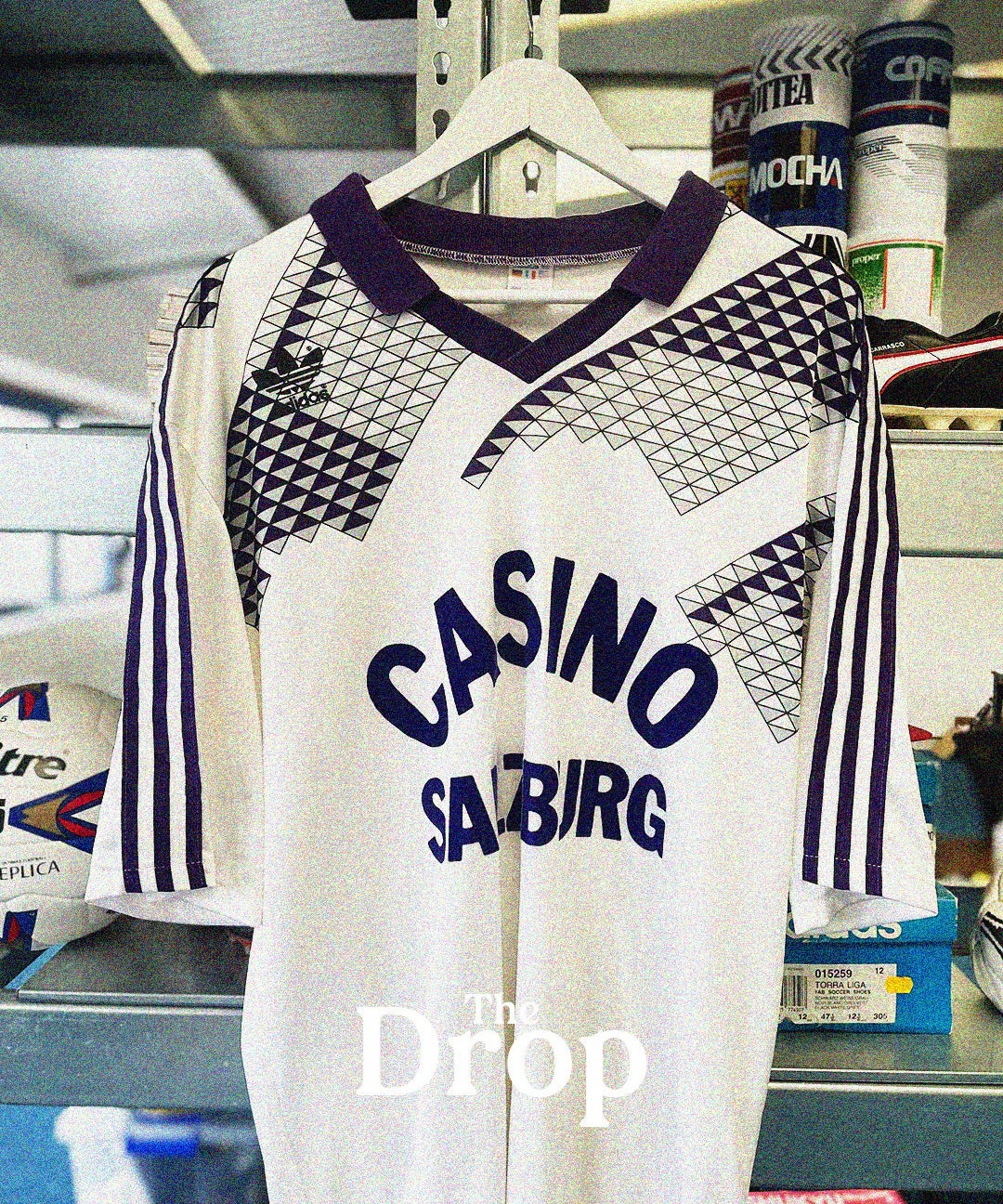 cult kits | new in collection , new shirts every day , classic retro , vintage , football shirts , soccer jersey , authentic football shirts , authentic soccer jerseys , Salzburg , adidas , home shirt , short sleeved