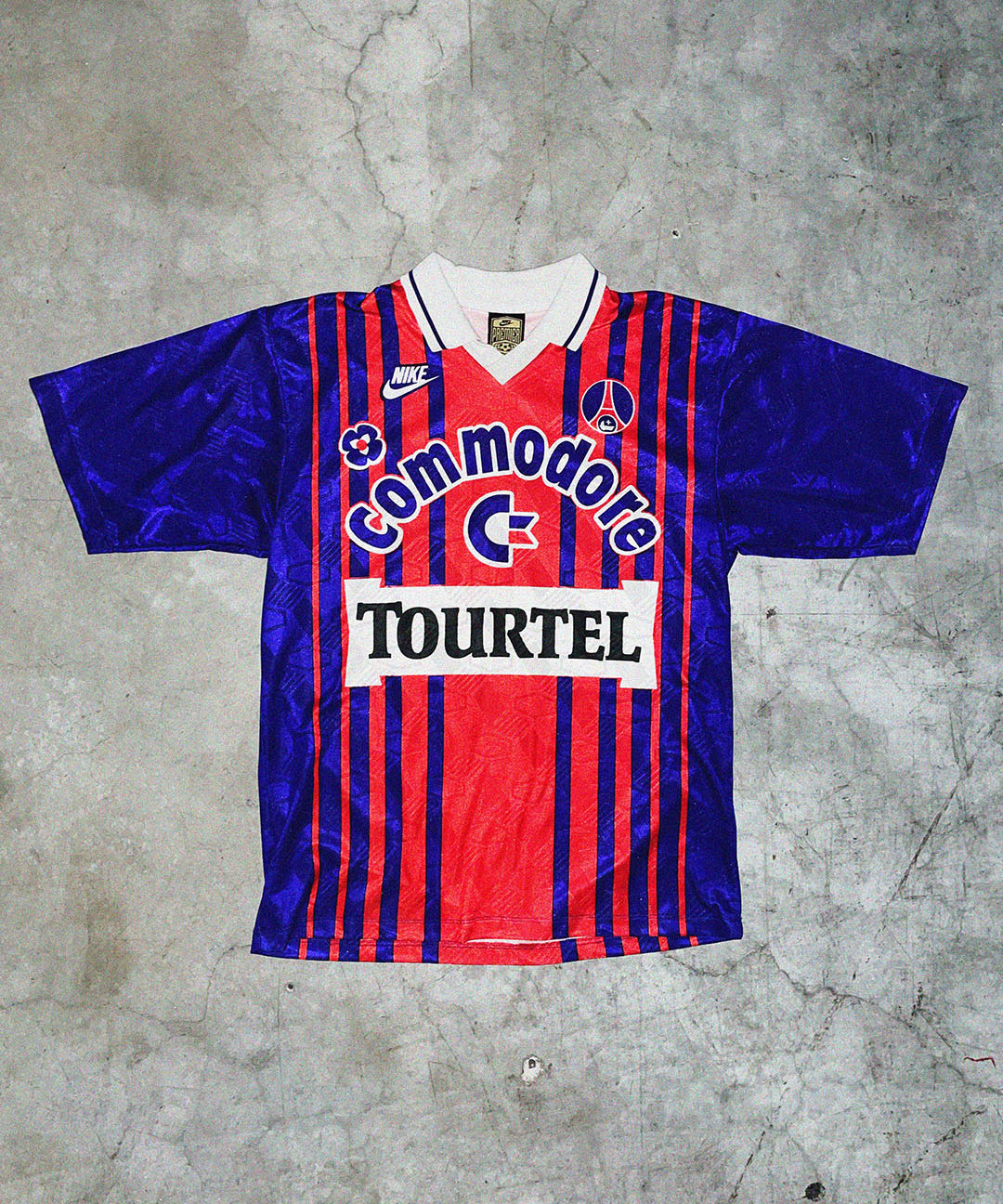 cult kits | just dropped , PSG , nike , home shirt, Commodore Tourtel , rare football shirt , soccer jersey , retro , classic football shirts.