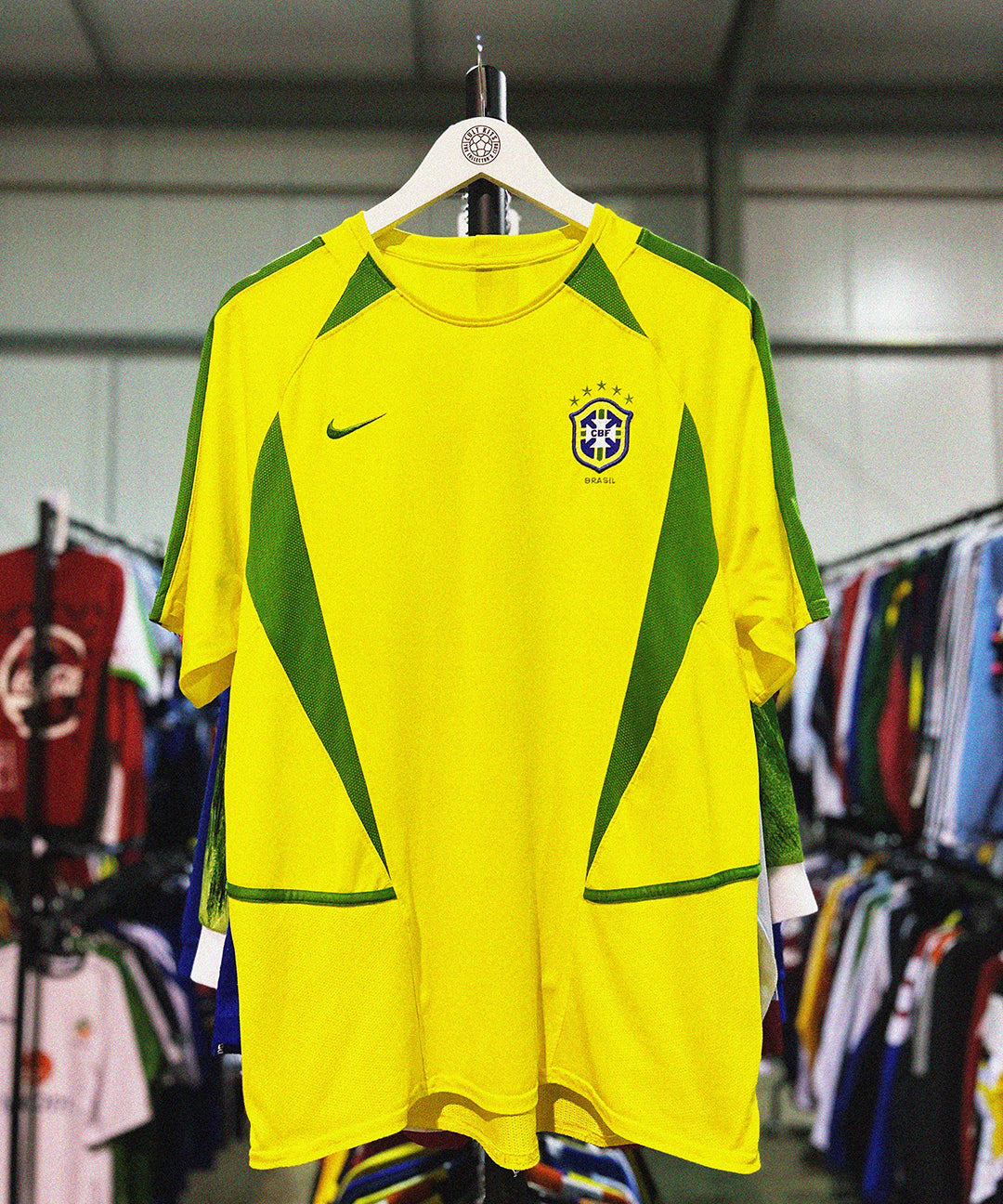 cult kits | daily drop | new in collection | Brazil 2002 Nike home shirt, world cup 2002 , Ronaldo , retro , classic , vintage , football shirt , soccer jersey