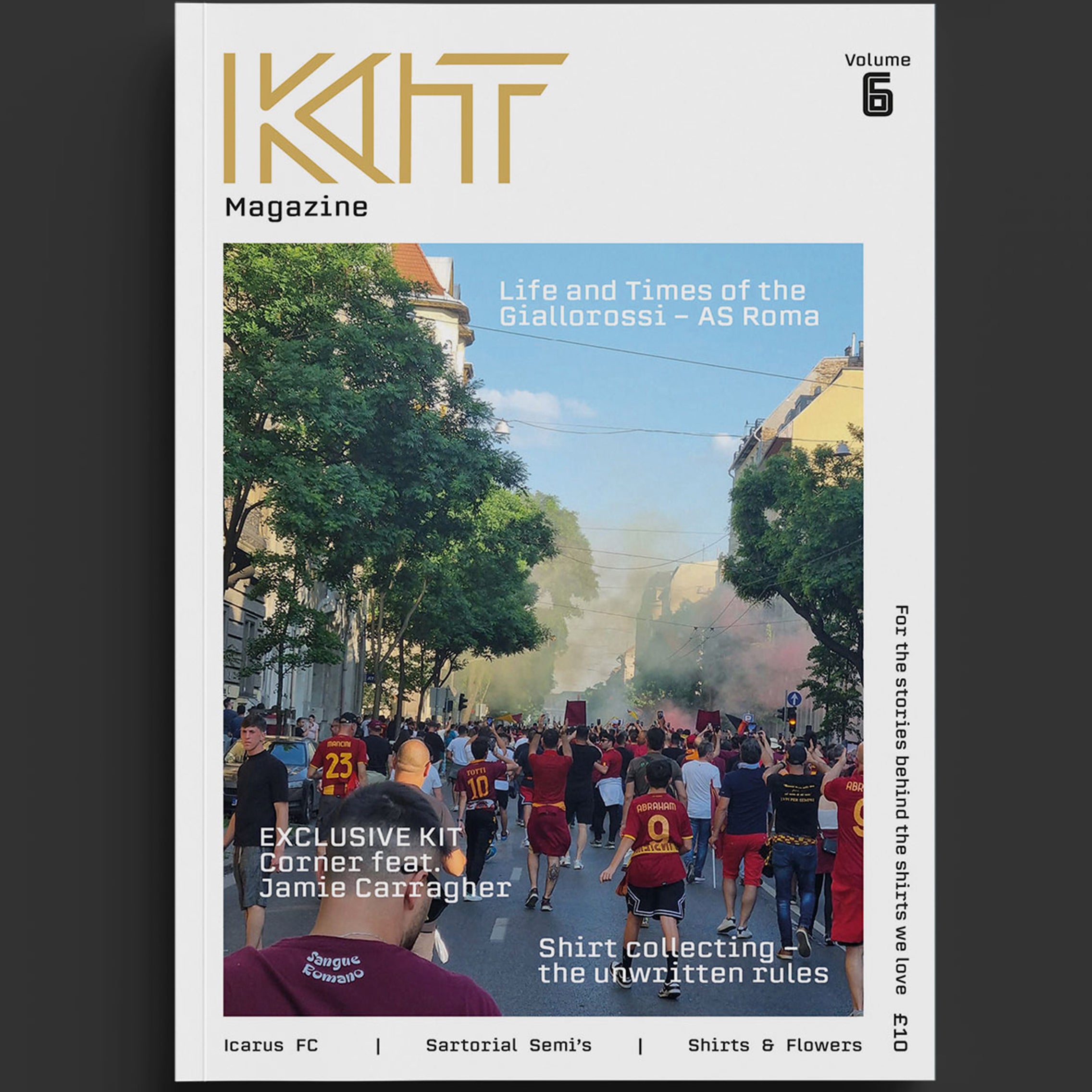Shop KIT MAG VOLUME VI - AS ROMA, classic football shirts, vintage football shirts & retro soccer jerseys at Cult Kits
