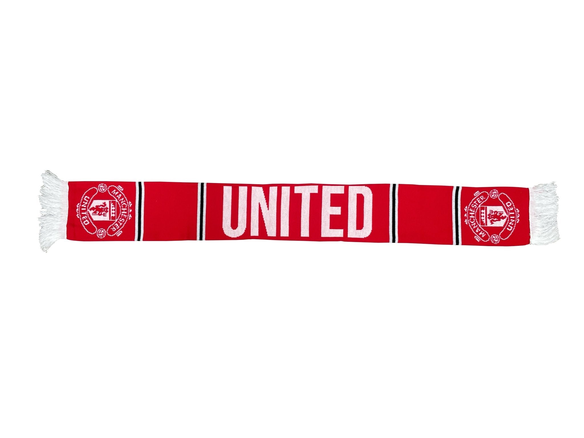 Buy Manchester United Scarf ~ Free worldwide shipping ~ Authentic Vintage Football Shirts from Cult Kits