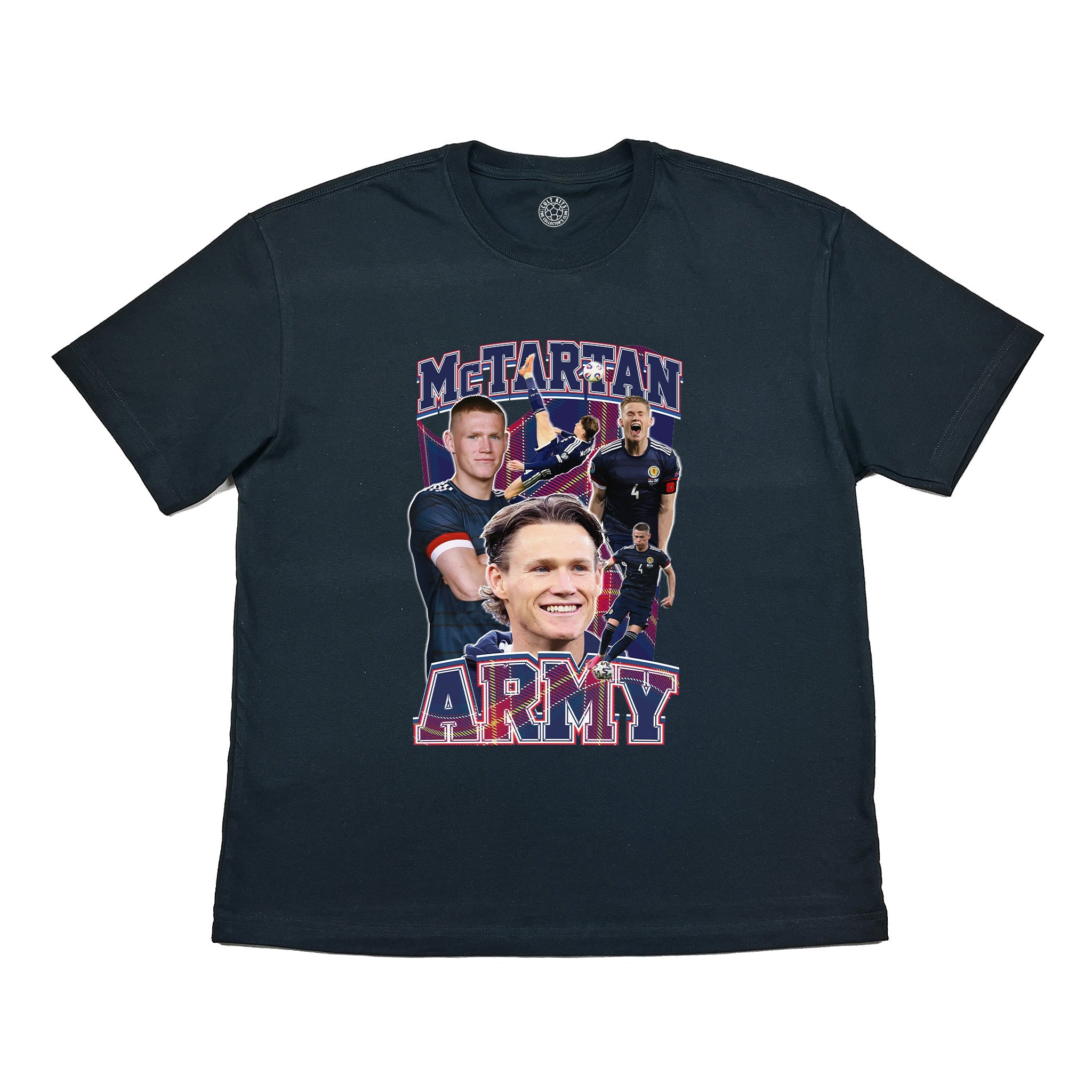 Buy McTominay Scotland Bootleg Tee ~ Free worldwide shipping ~ Authentic Vintage Football Shirts from Cult Kits