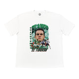 White Mexico Blanco Bootleg Tee - Mexican World Cup T-Shirts