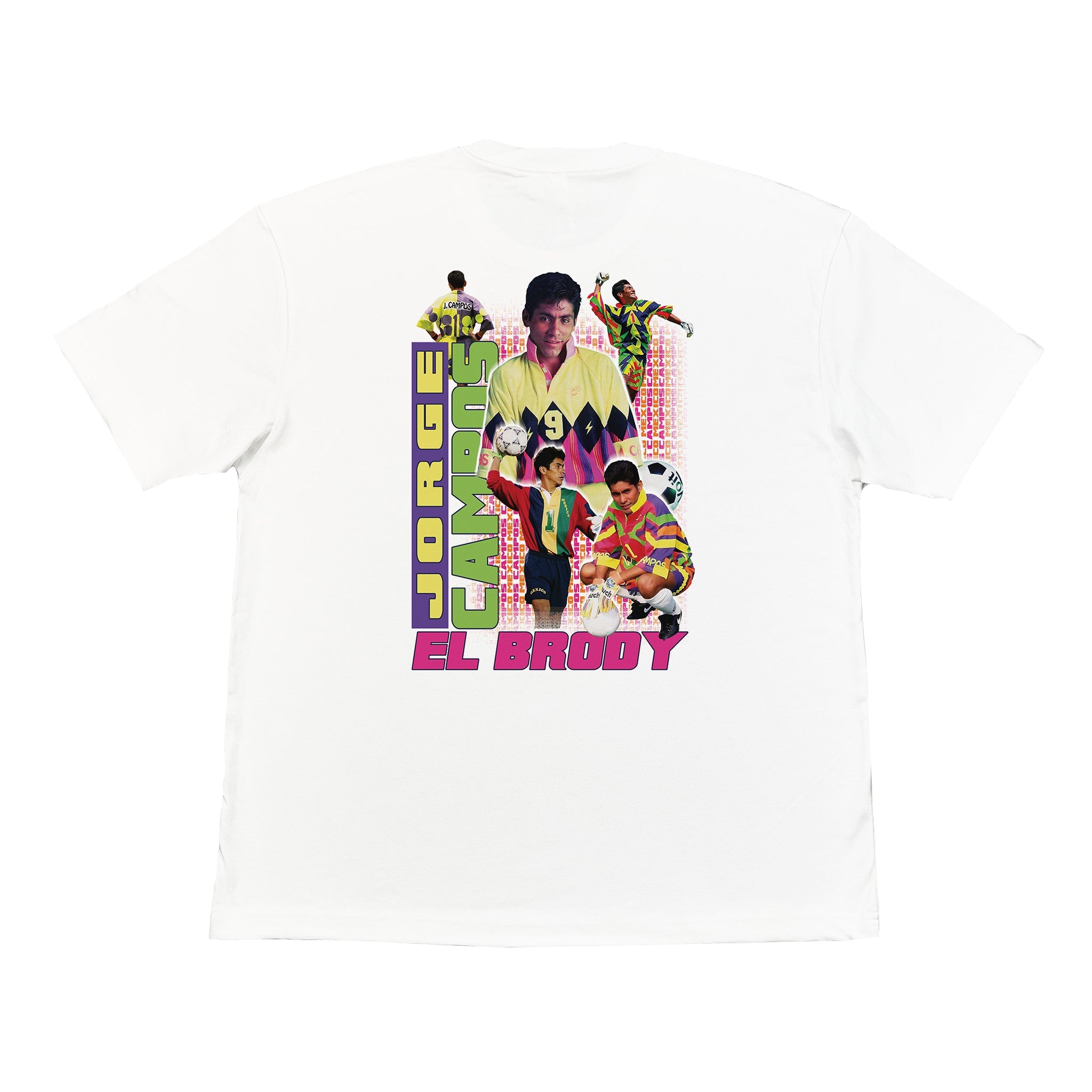 Buy Mexico Campos El Brody Bootleg Tee ~ Free worldwide shipping ~ Authentic Vintage Football Shirts from Cult Kits