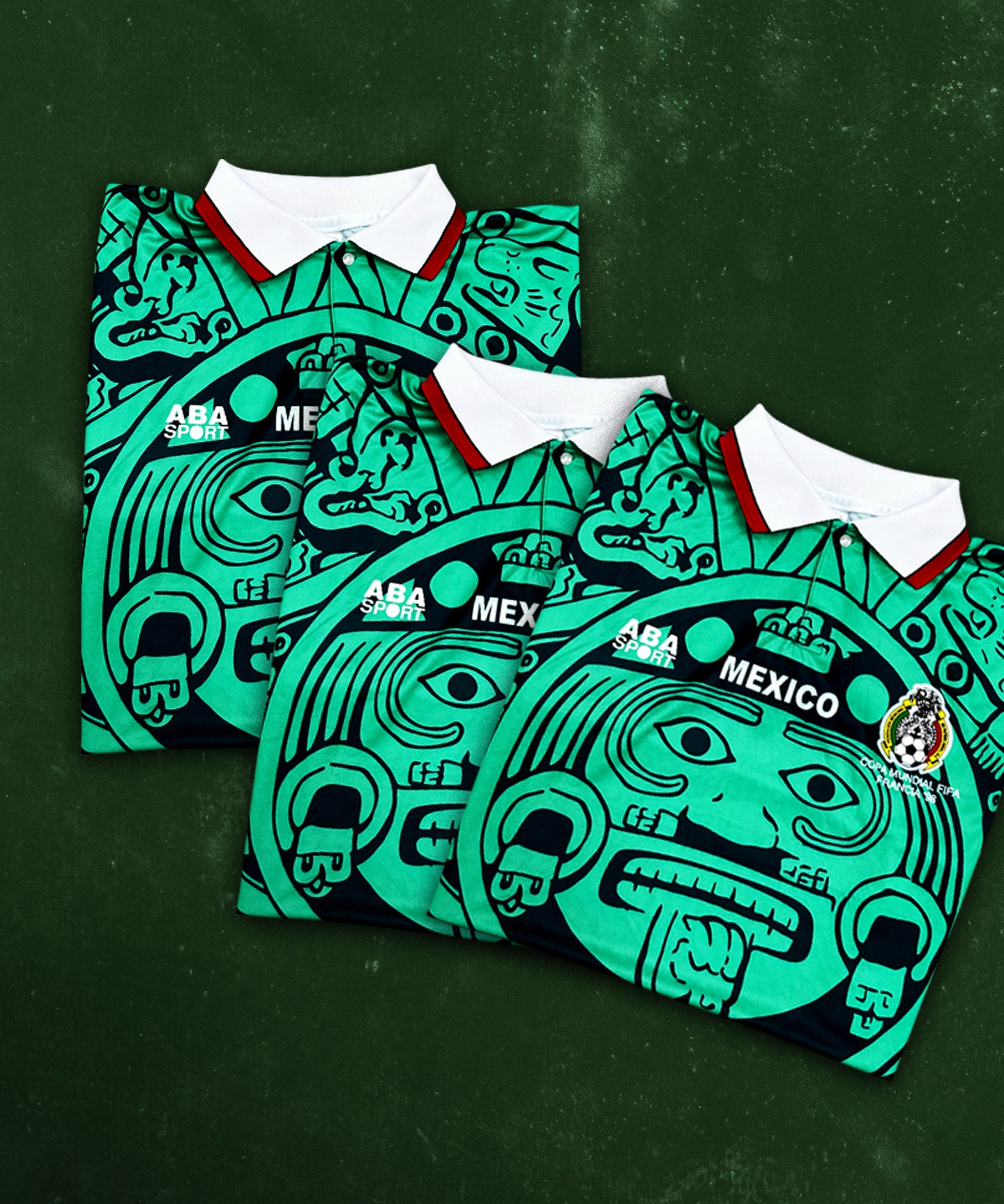 Cult Kits | Mexico 1998 ABA Sport – Home Shirt , ABA Sport , authentic , short sleeved , classic football shirts , vintage football shirts , retro football shirts , soccer jersey , limited edition , world cup edition and details
