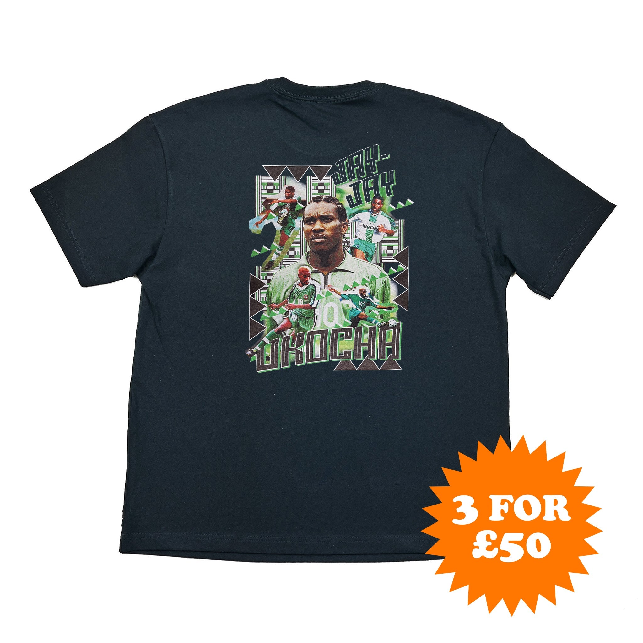 Nigeria Okocha Bootleg Tee - Jay-Jay Okocha T-Shirt at Cult Kits
