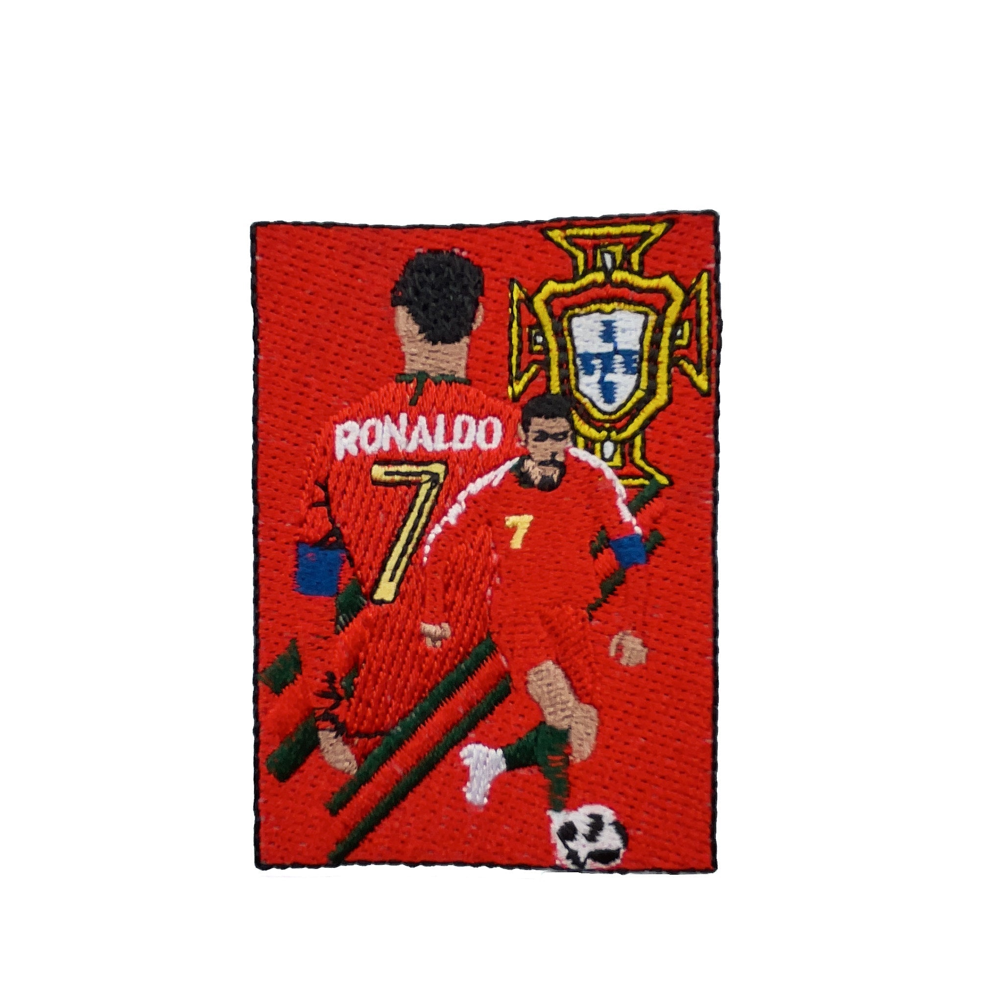 Buy Portugal Cristiano Ronaldo Custom Sleeve Patch ~ Free worldwide shipping ~ Authentic Vintage Football Shirts from Cult Kits