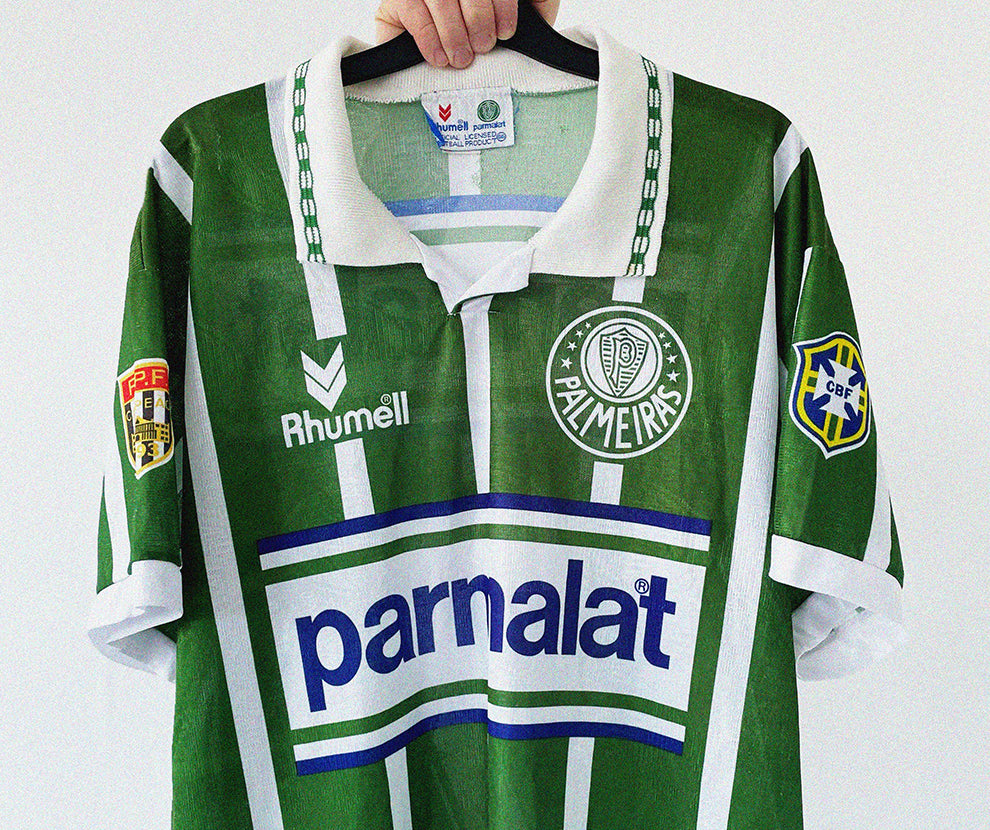 cult kits new in classic and retro football shirts palmeiras home shirt