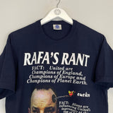 RAFA BENITEZ BOOTLEG T - SHIRT (M) - Cult Kits - Medium - Buy Vintage Football Shirts, Authentic Retro Football Shirts For Sale, Classic Football Shirts & Soccer Jersey