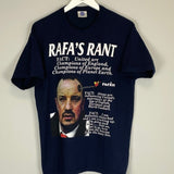 RAFA BENITEZ BOOTLEG T - SHIRT (M) - Cult Kits - Medium - Buy Vintage Football Shirts, Authentic Retro Football Shirts For Sale, Classic Football Shirts & Soccer Jersey