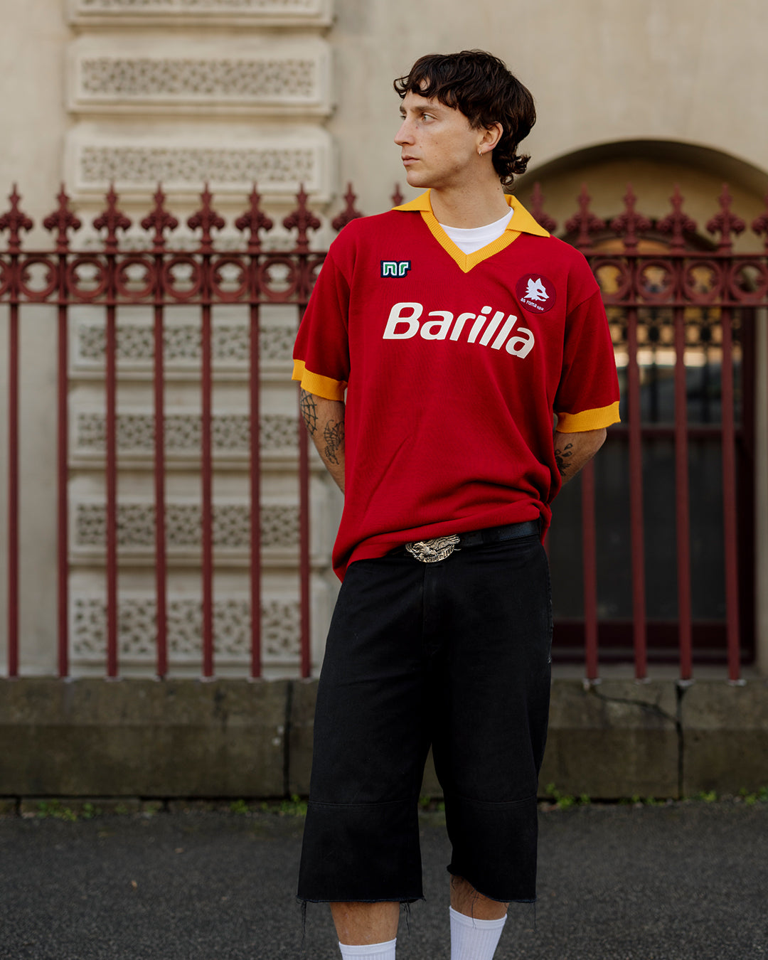 cult kits | re-issues | AS Roma | Home shirt, Ennerre , short sleeve , brand new with tags , retro , classic , vintage , football shirt , soccer jersey