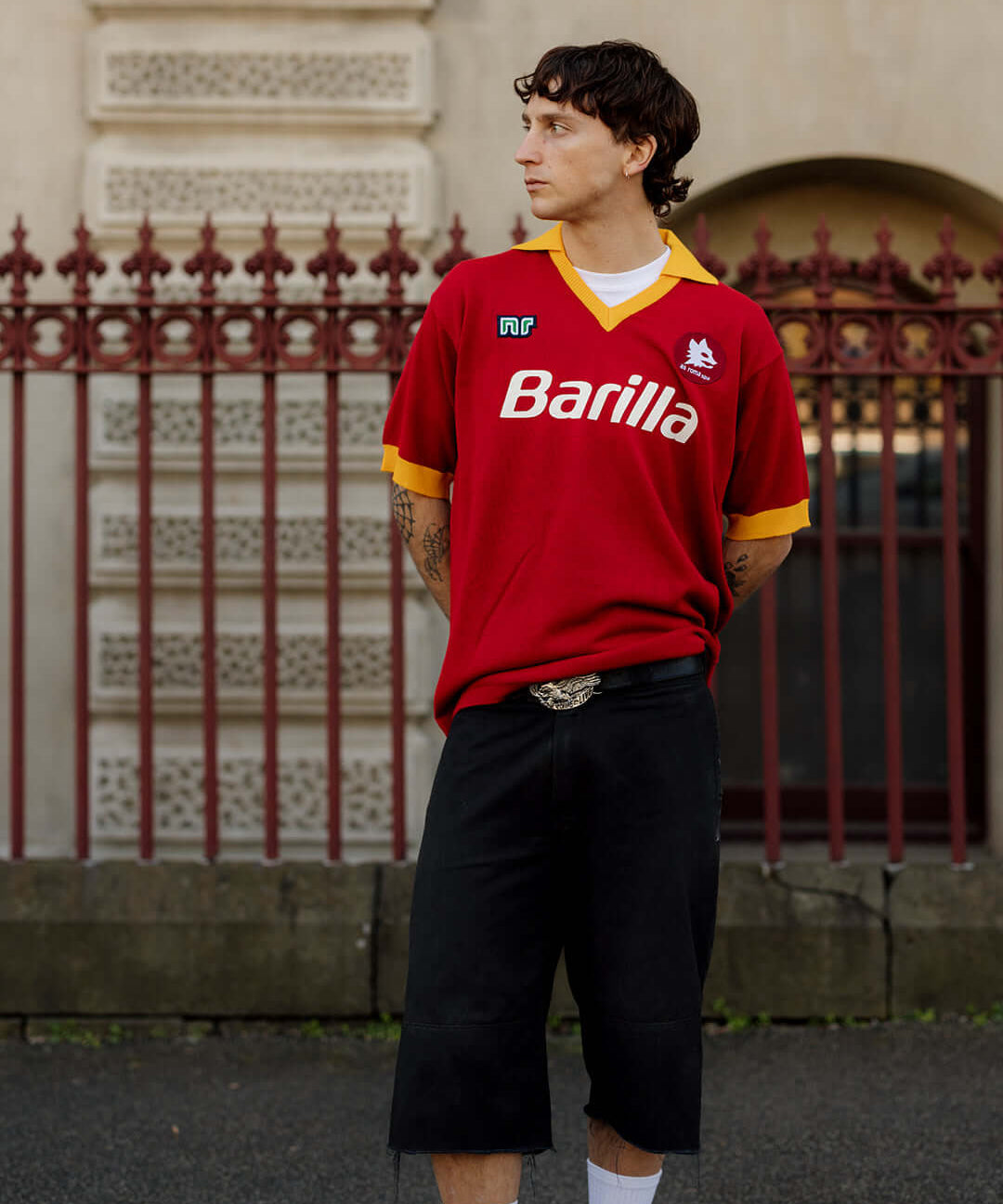 Cult Kits | AS Roma 1990-91, Ennerre , Home & Away shirt ,  Brand new with tags  , ReIssue , Football shirts , Retro , Soccer Jersey, Classic football shirts , Classic soccer jersey , Vintage football shirt , cult kits , festival fits , unique football shirts