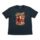 Black Roma Totti Bootleg Tee - Serie A Graphic T-Shirts at Cult Kits