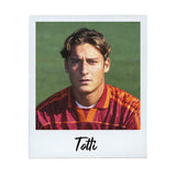 Roma Totti Polaroid Tee - Totti Graphic T-Shirt Close Up