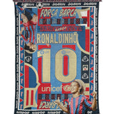 BARCELONA RONALDINHO WOVEN RUG