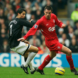 2005 MANCHESTER UNITED RONALDO #7 *MATCH WORN v LIVERPOOL *L/S AWAY SHIRT (L) NIKE