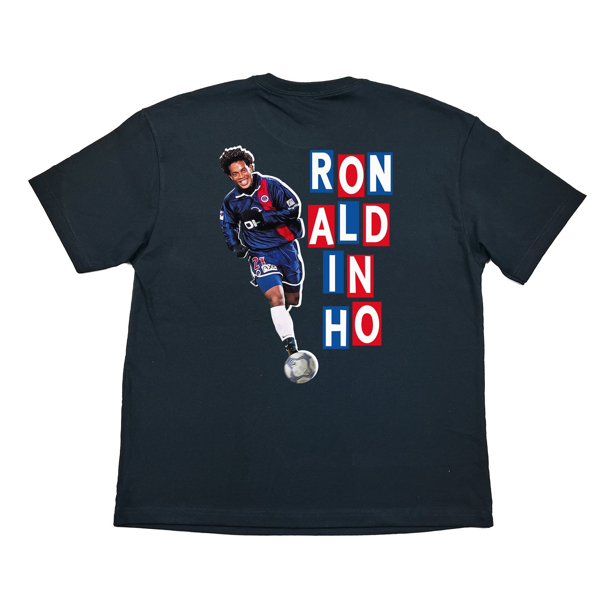 Buy Ronaldinho PSG Bootleg Tee ~ Free worldwide shipping ~ Authentic Vintage Football Shirts from Cult Kits