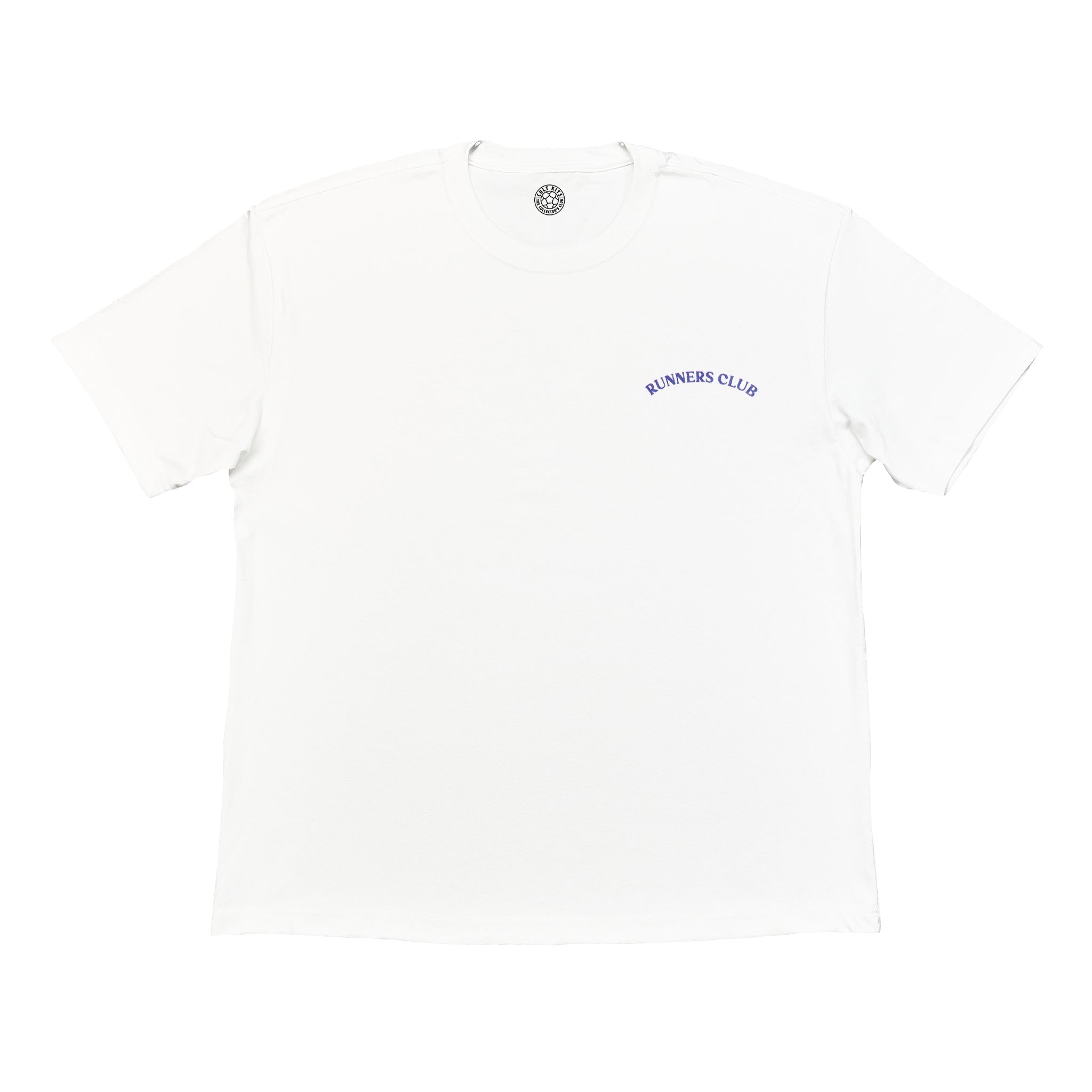 Runners Club Football Tee - Football x Running Graphic T-Shirt at Cult Kits (front)