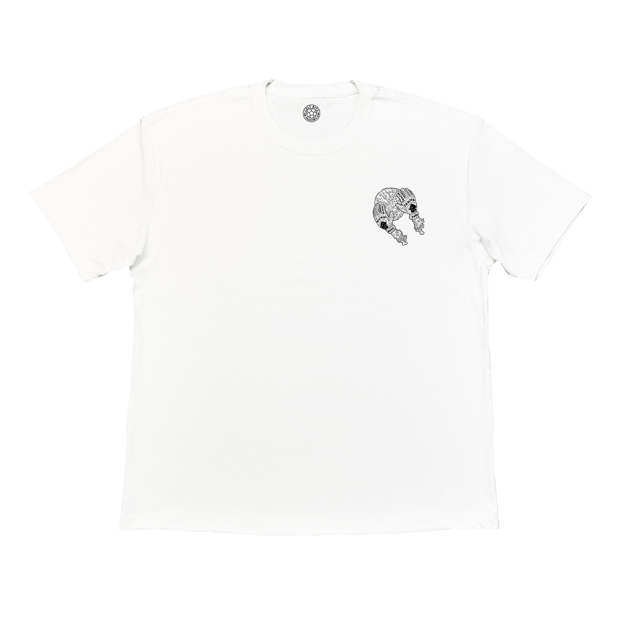 Buy Safe Hands Tee ~ Free worldwide shipping ~ Authentic Vintage Football Shirts from Cult Kits